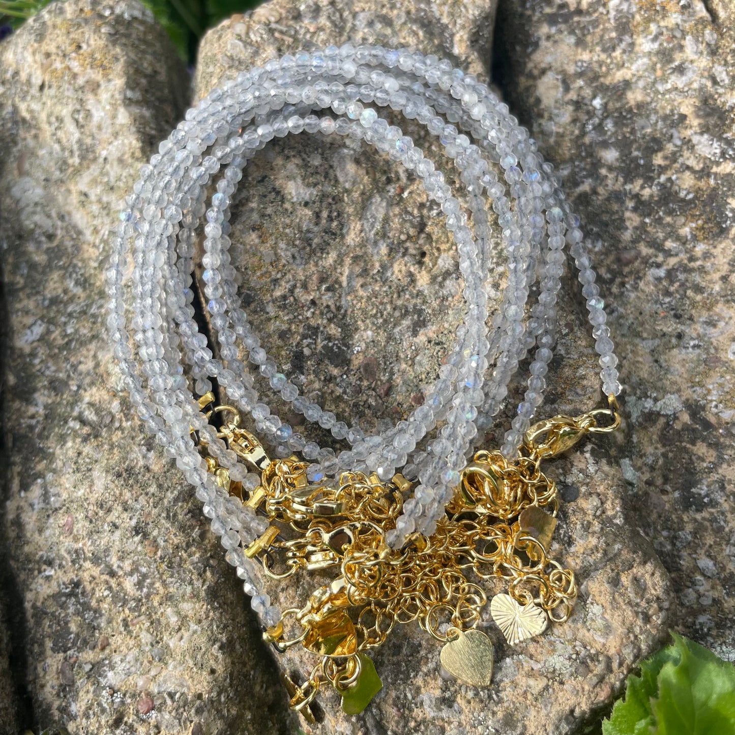 Labradorite Minimalist Bracelet π