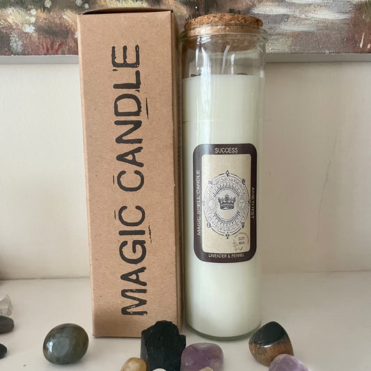 Magic Spell Candle - Success (Lavender & Fennel) 🌟