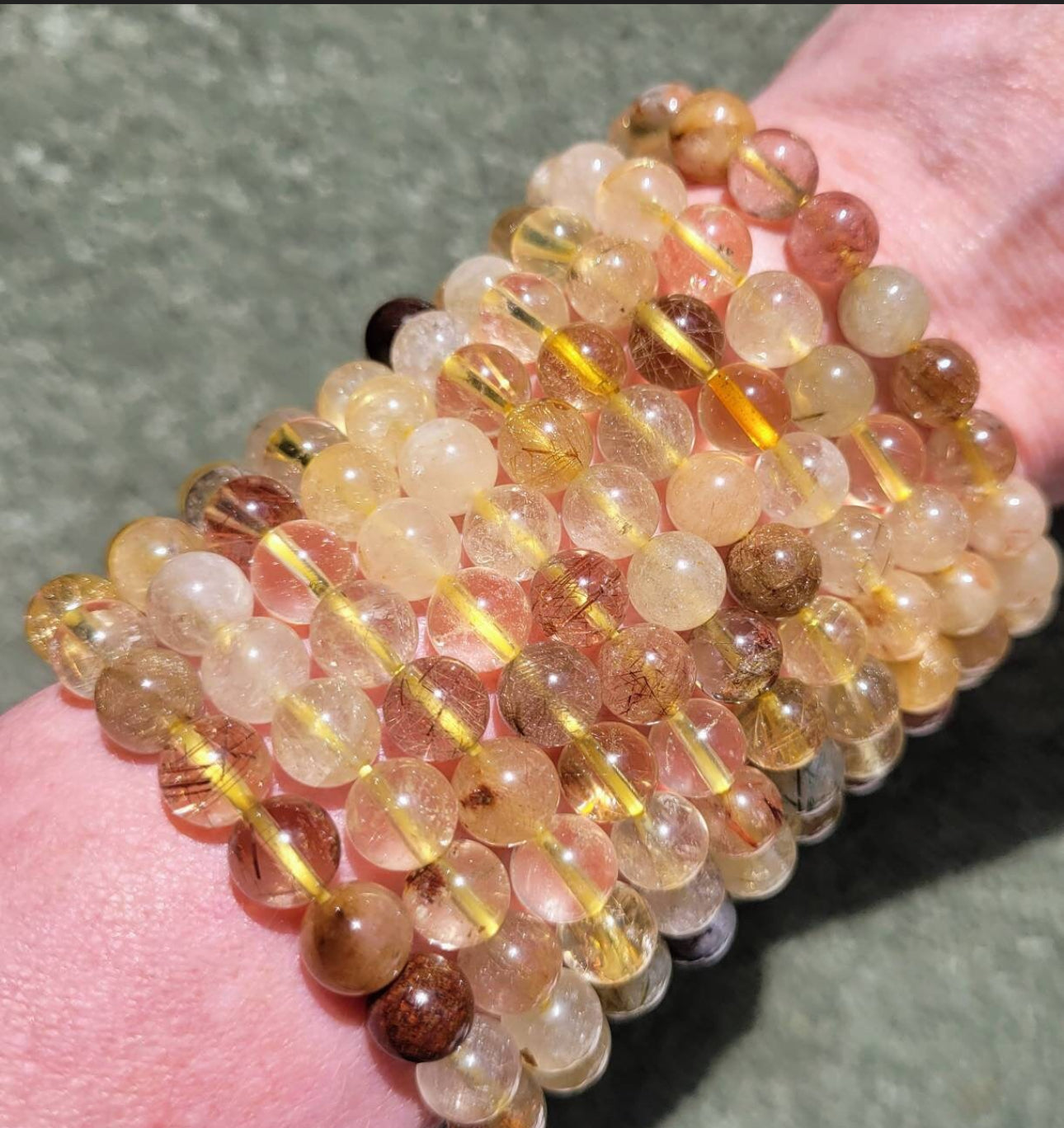 Golden Healer Beaded Bracelet