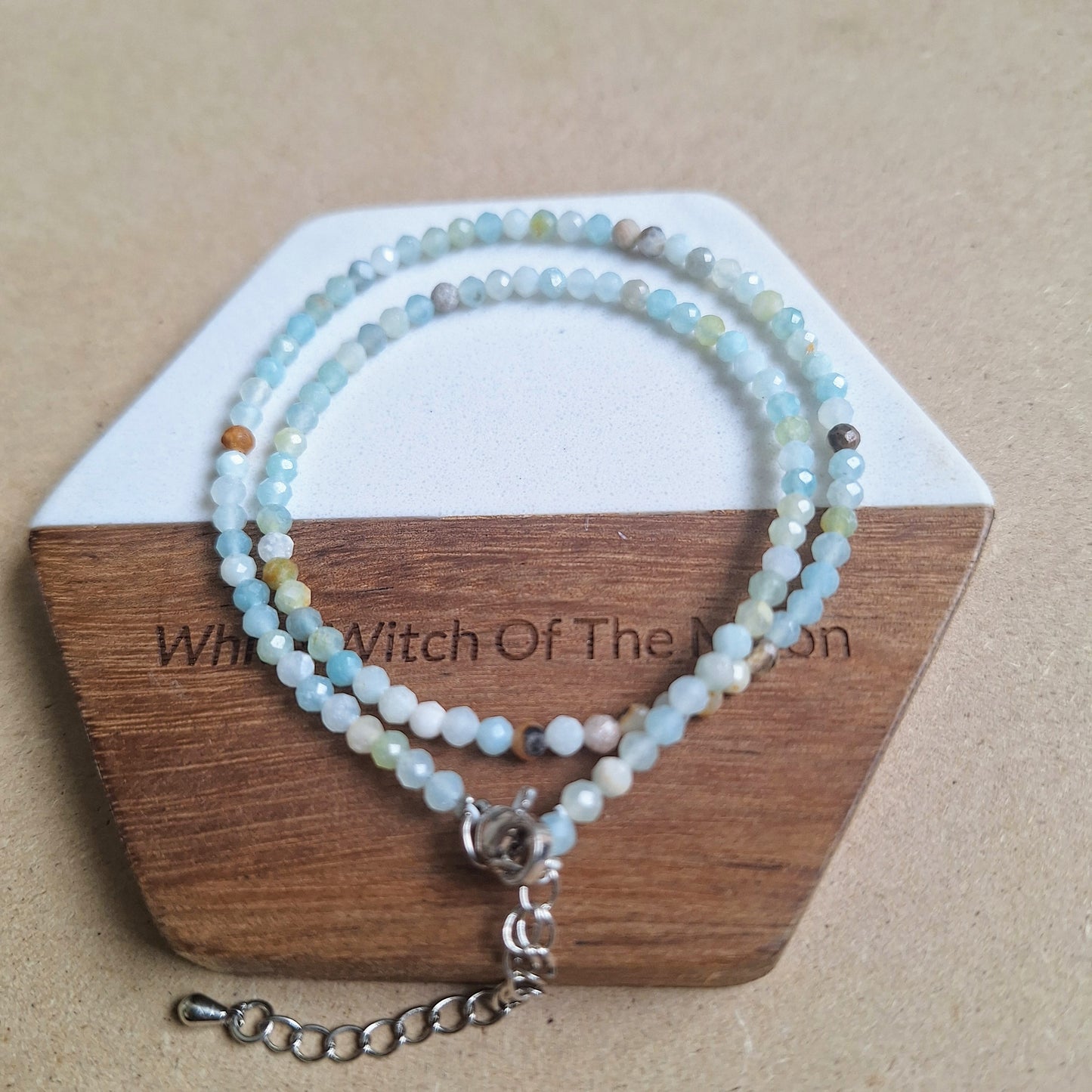 Flower Amazonite Choker Necklace