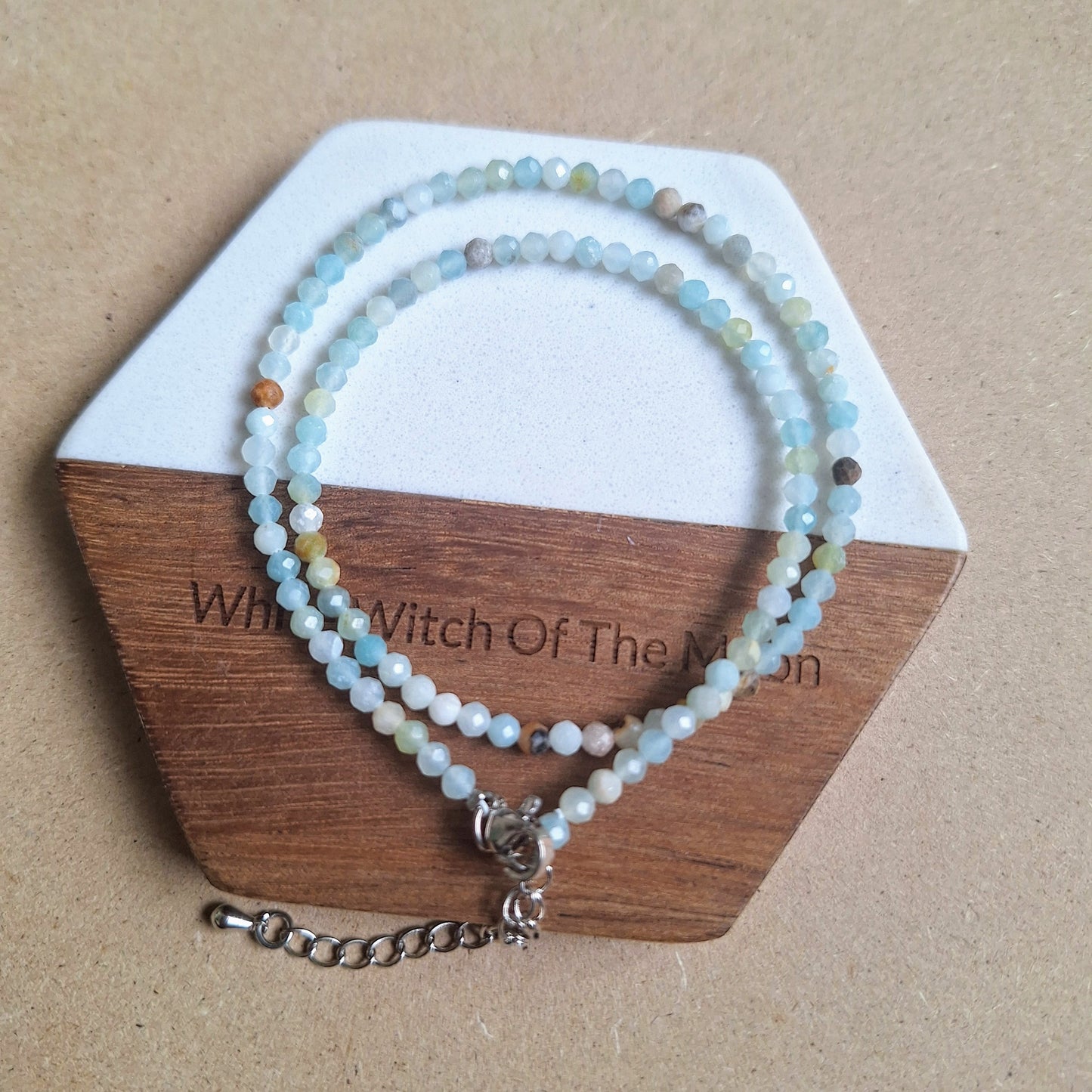 Flower Amazonite Choker Necklace