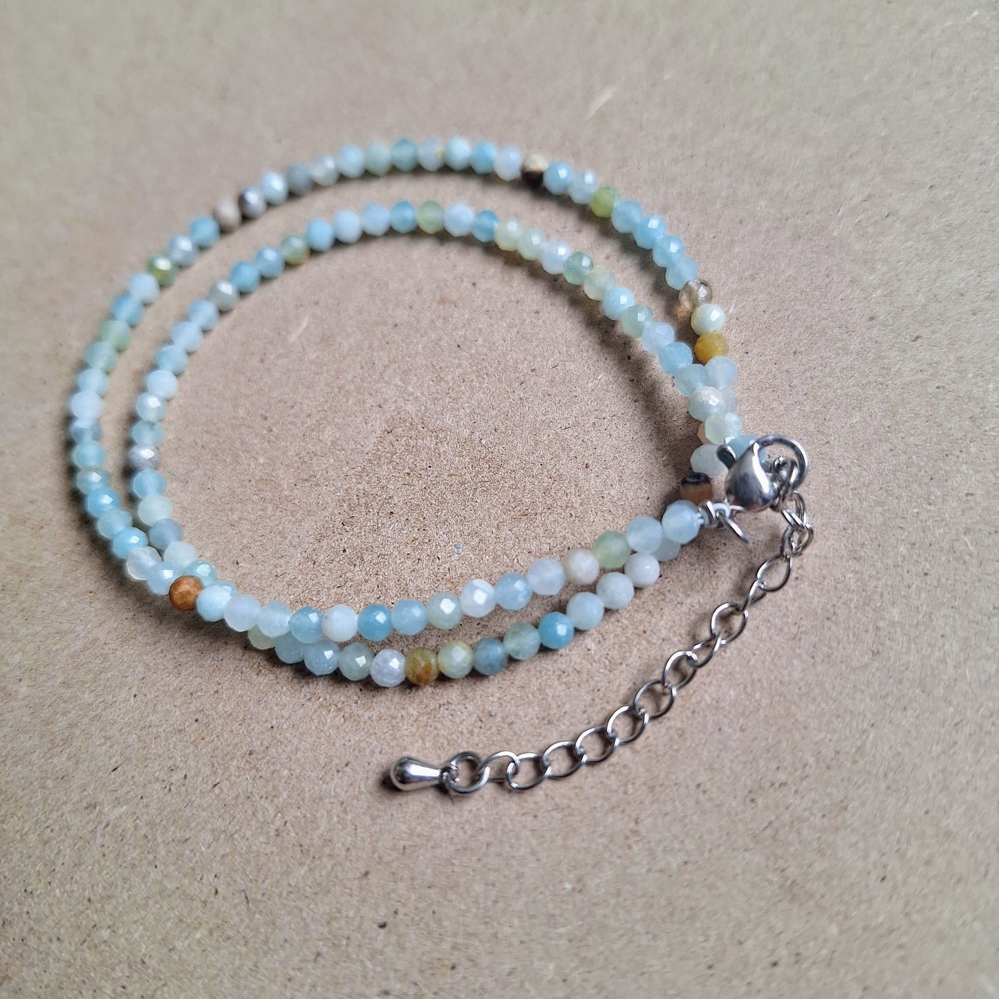Flower Amazonite Choker Necklace