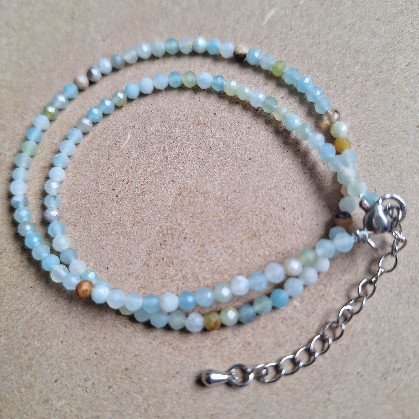 Flower Amazonite Choker Necklace