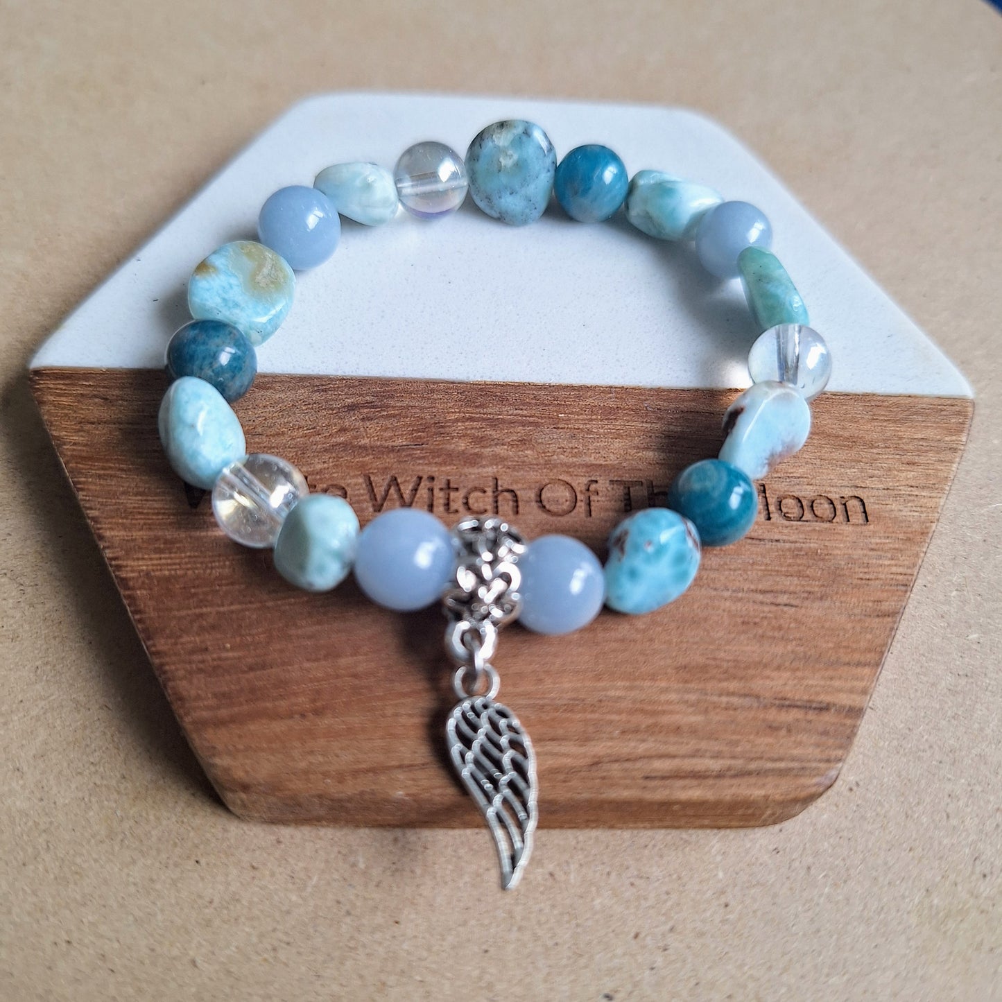Connect With Angels Beaded Bracelet 👼💙
