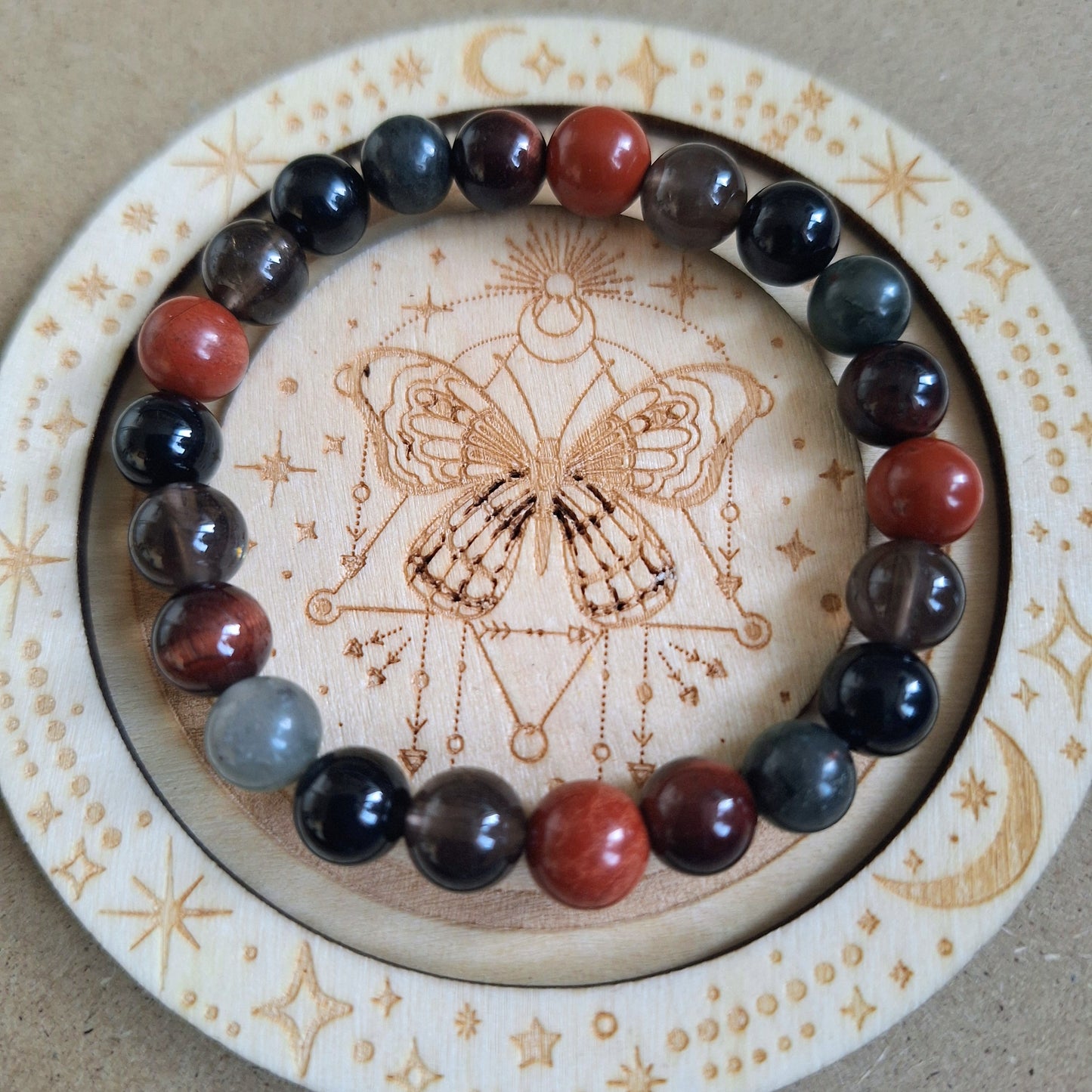 Root Chakra Aligning Beaded Bracelet