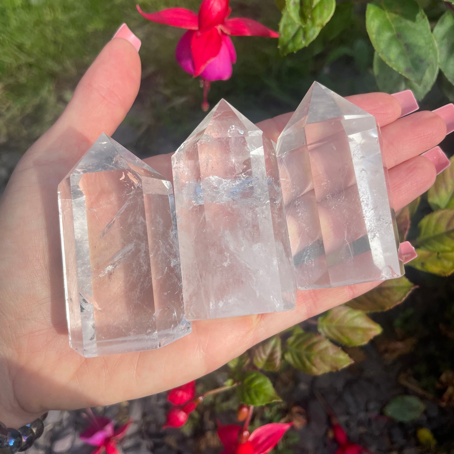 Clear Quartz Extra Chunky Towers 9-10cm