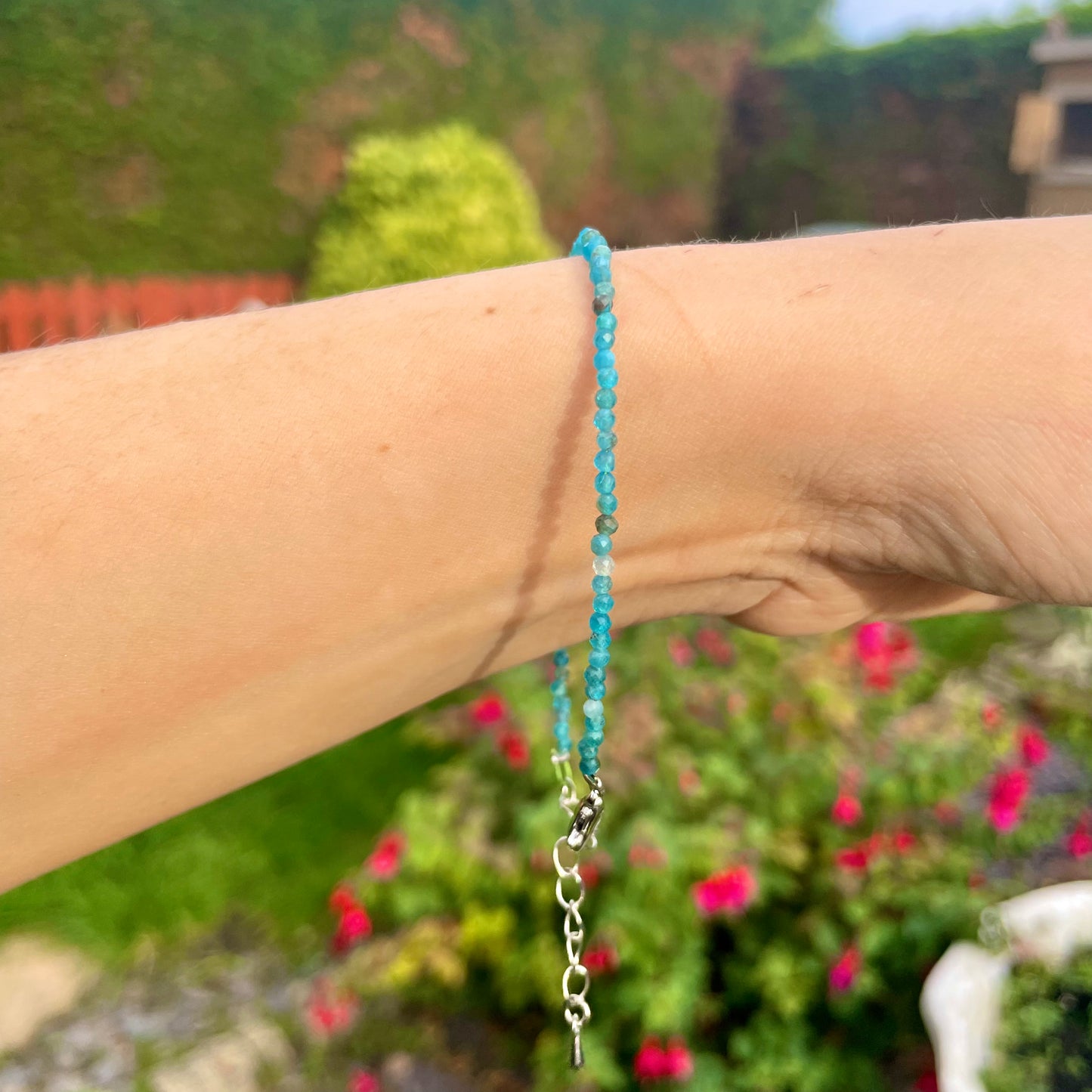 Apatite Minimalist Bracelet 🦋