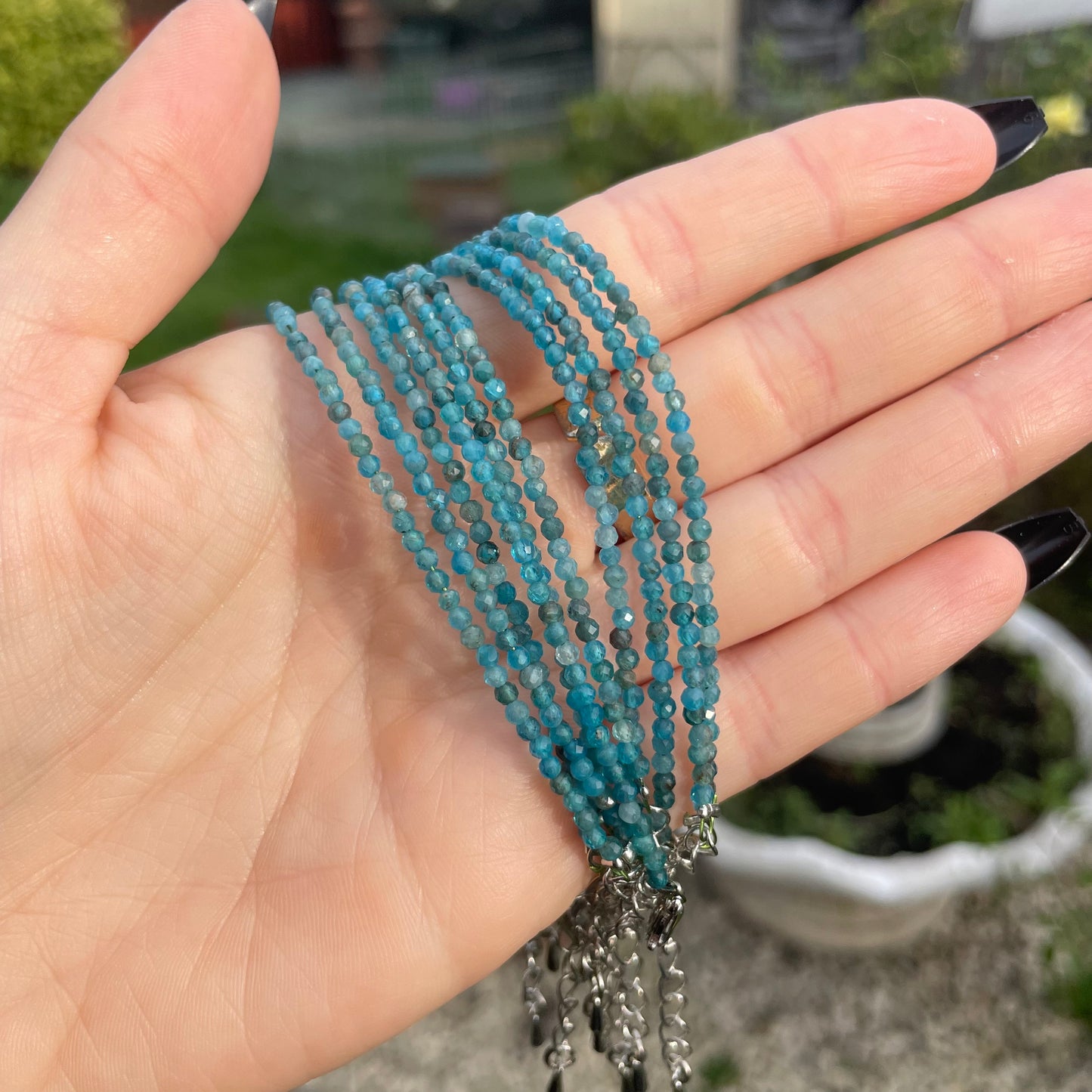 Apatite Minimalist Bracelet 🦋