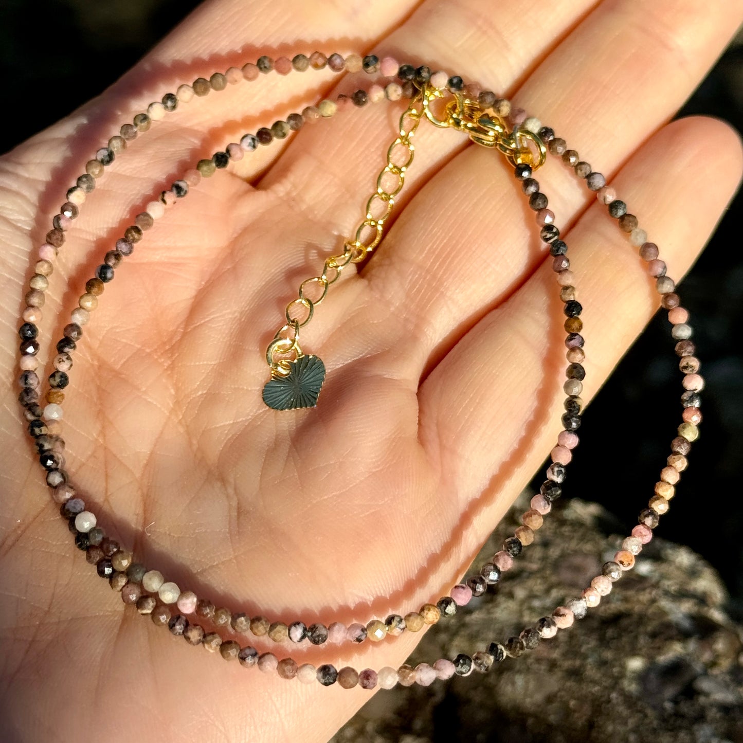Rhodonite Choker Necklace