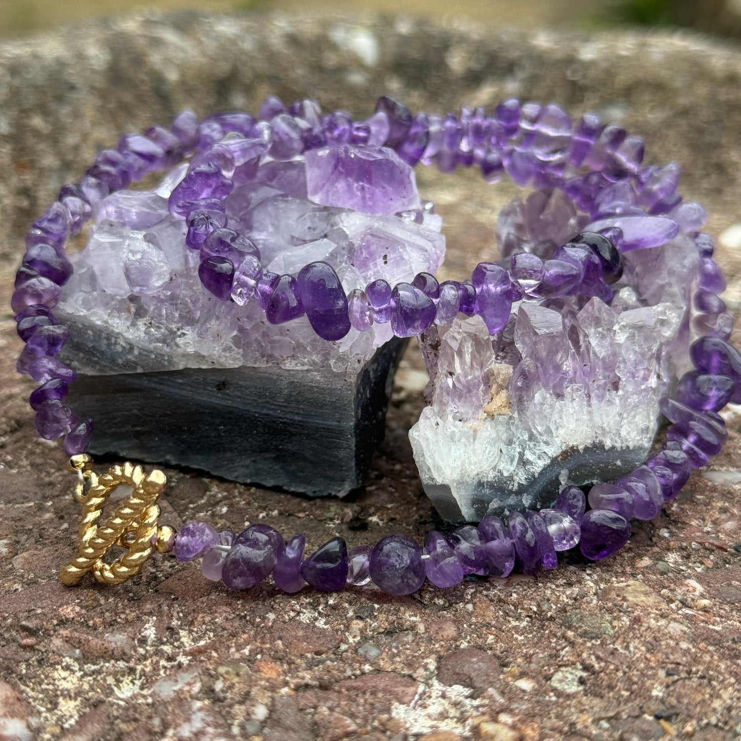 Amethyst Chip Necklace