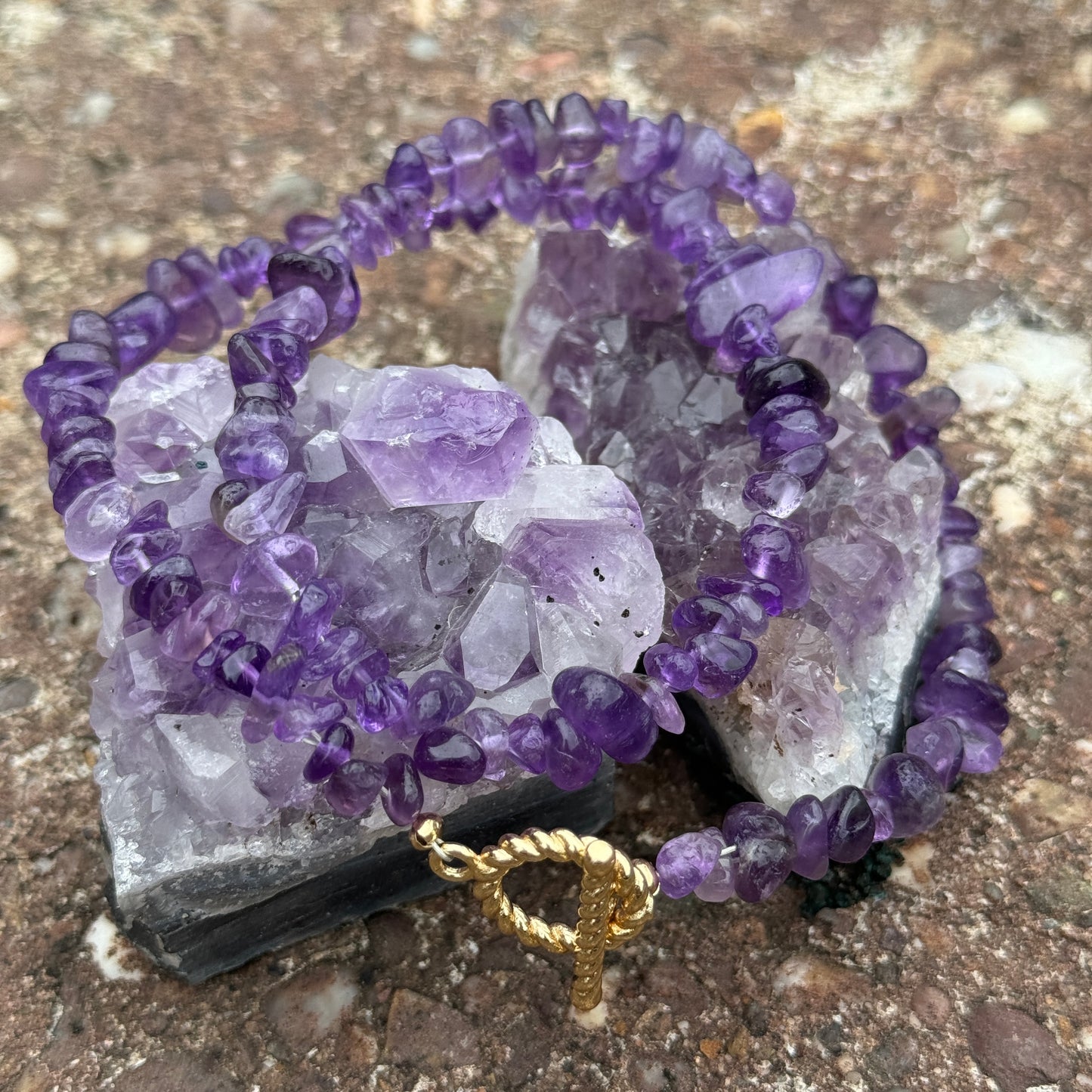Amethyst Chip Necklace