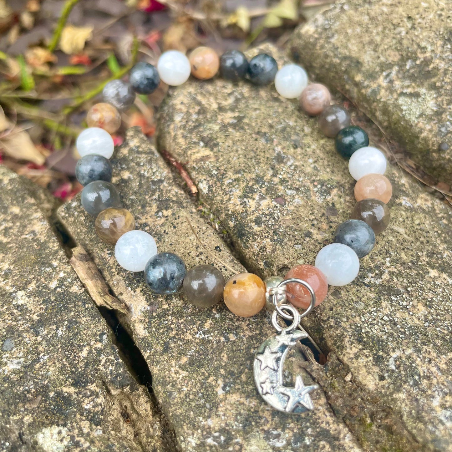 Attune To The Moon Beaded Bracelet