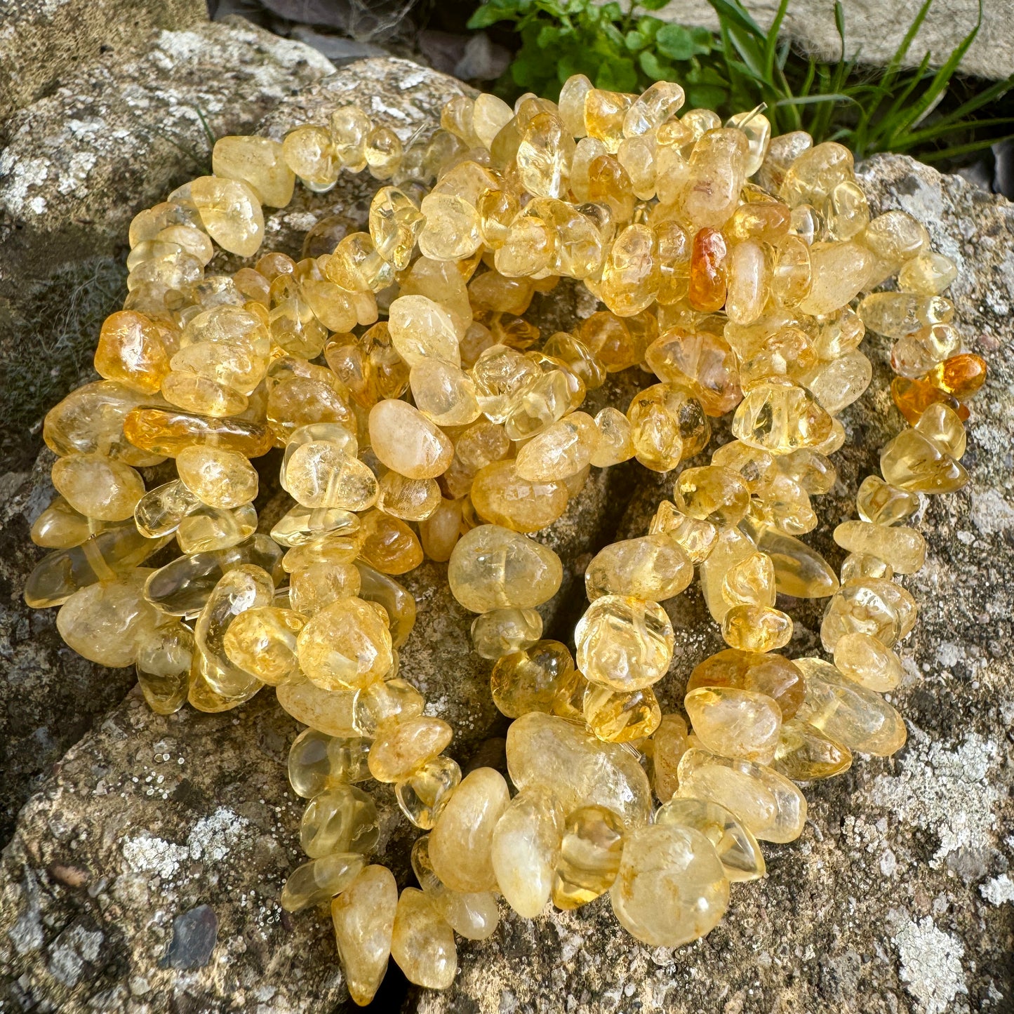 Citrine Chip Bracelet