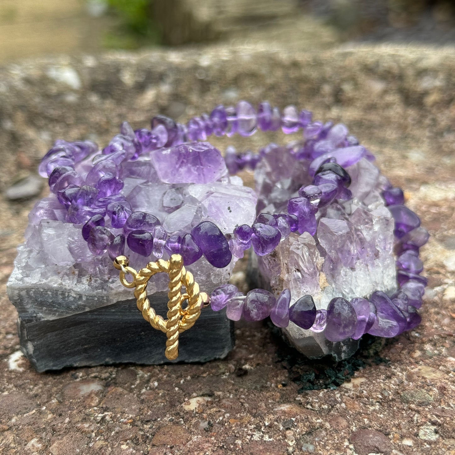 Amethyst Chip Necklace