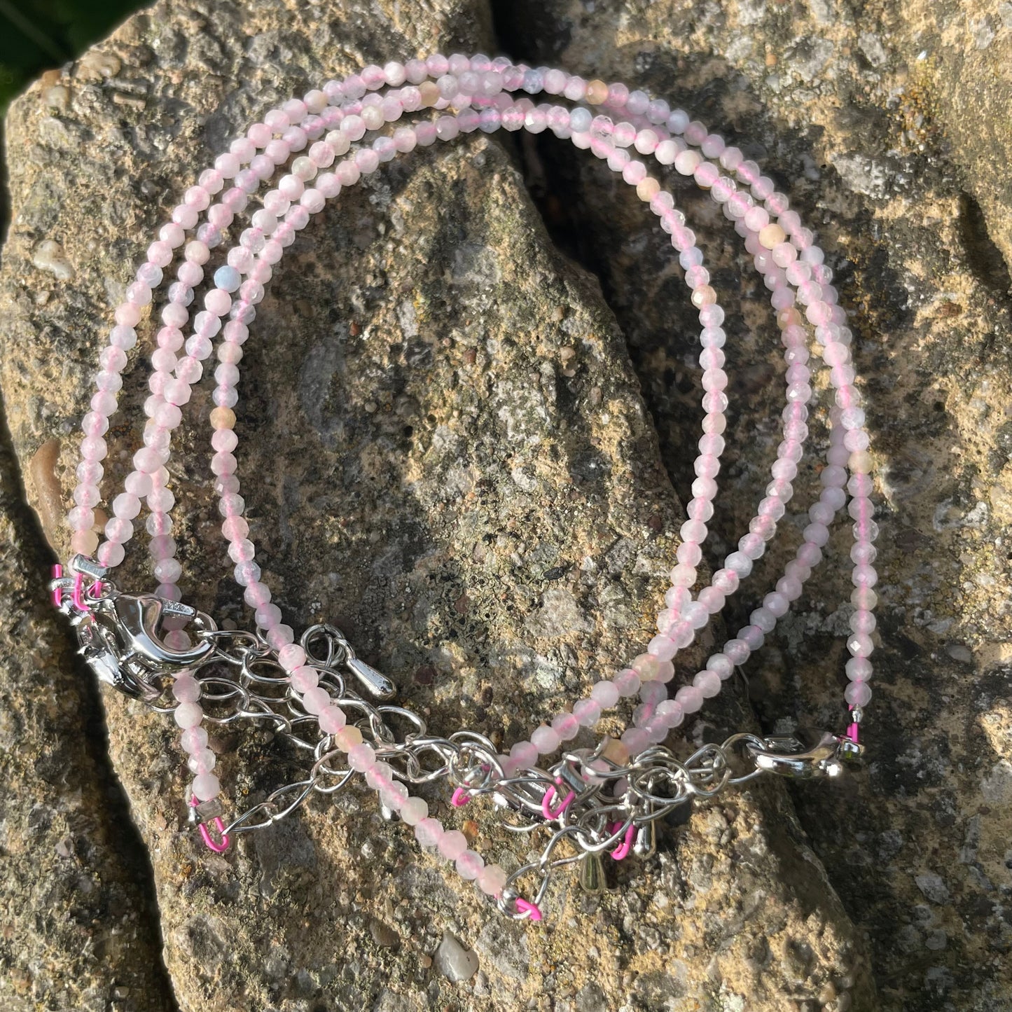 Morganite Minimalist Bracelet π