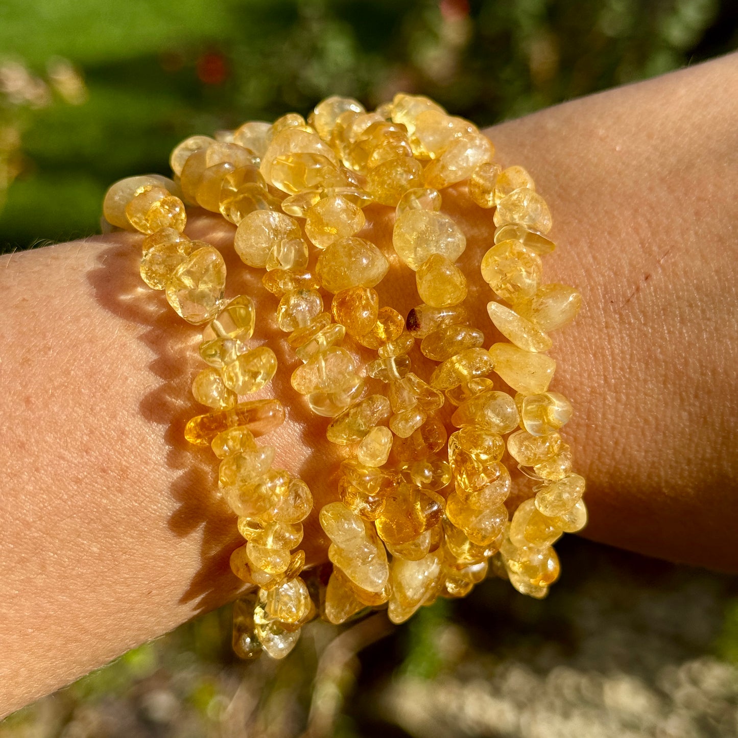 Citrine Chip Bracelet