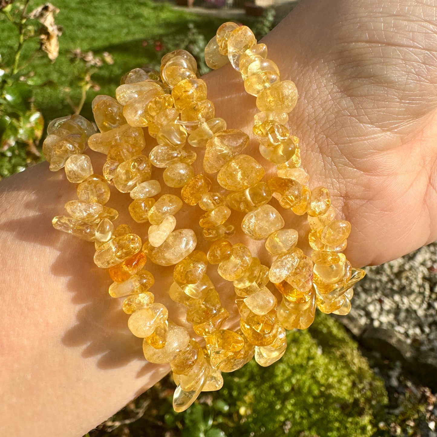 Citrine Chip Bracelet