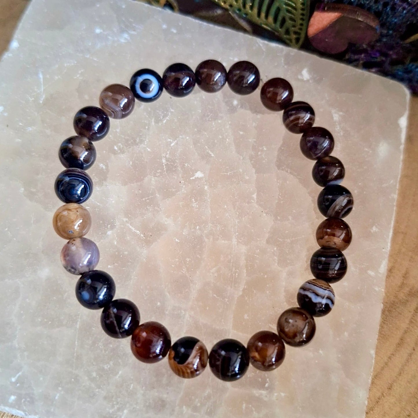 Sardonyx Beaded Bracelet