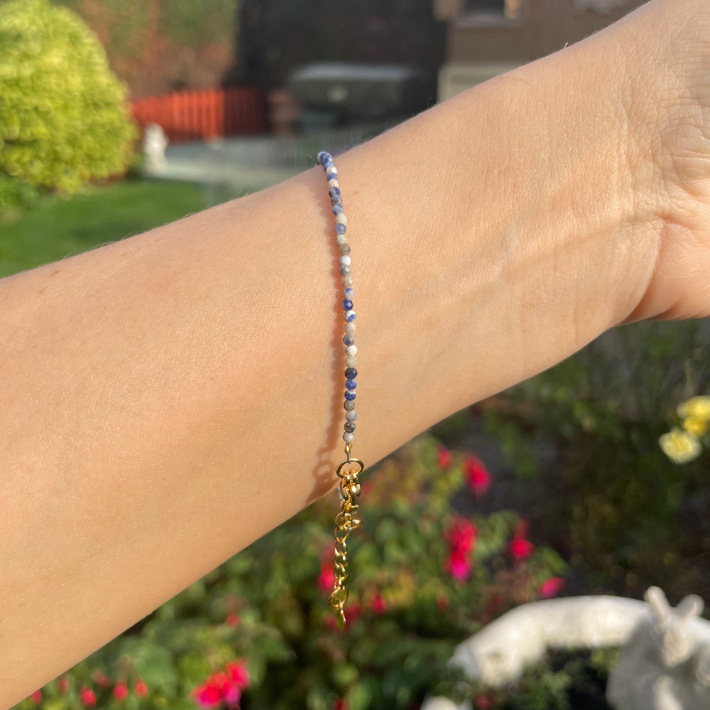 Sodalite Minimalist Bracelet 🧿