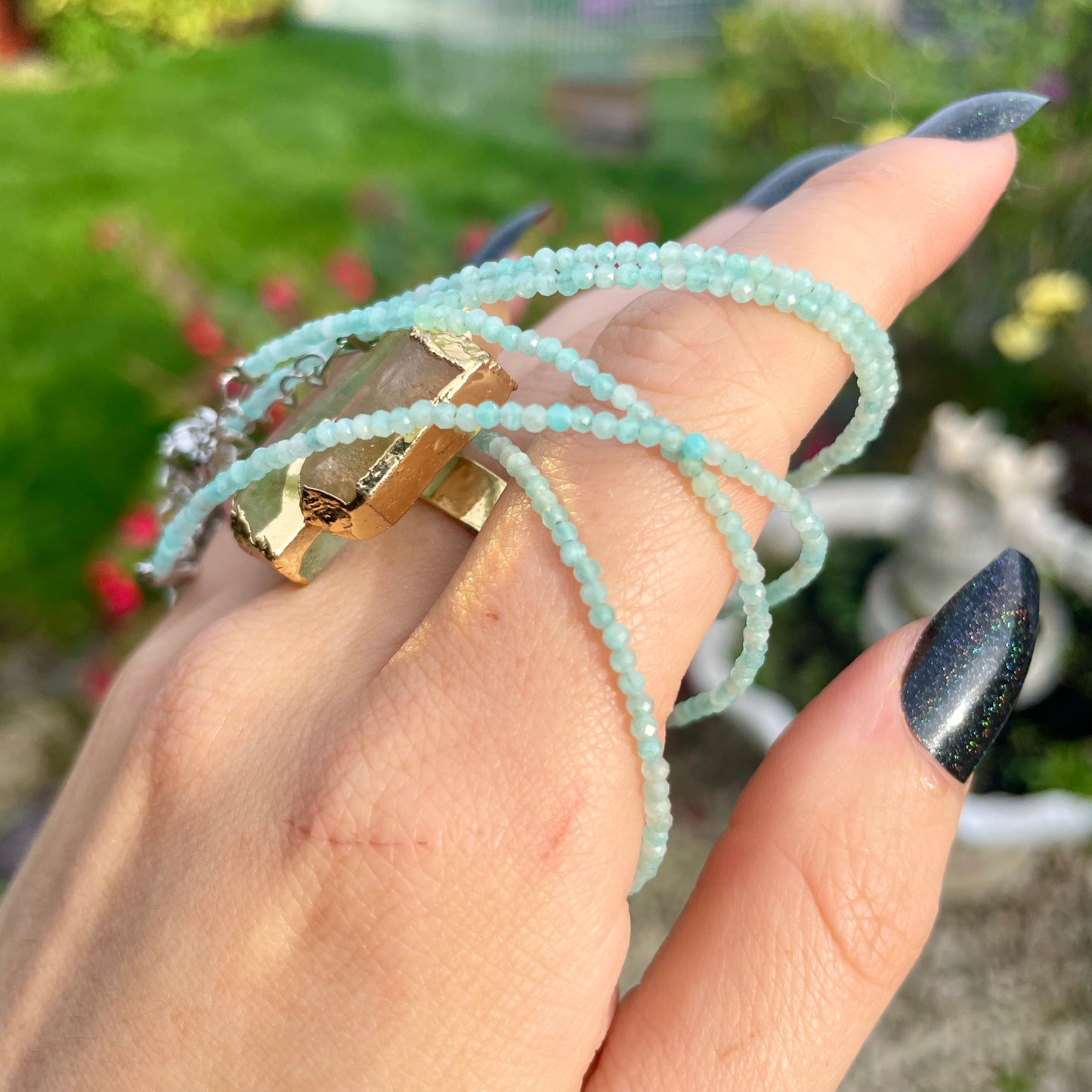 Amazonite Minimalist Bracelet 🩵