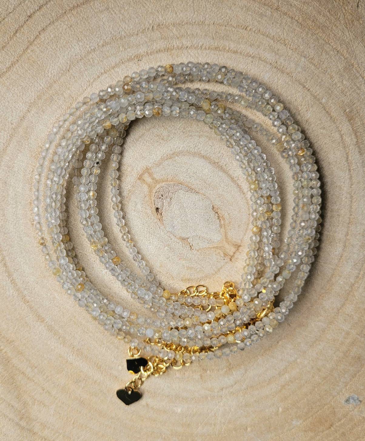 Citrine choker necklace minimalist gift for her witchy jewellery for women sacral chakra