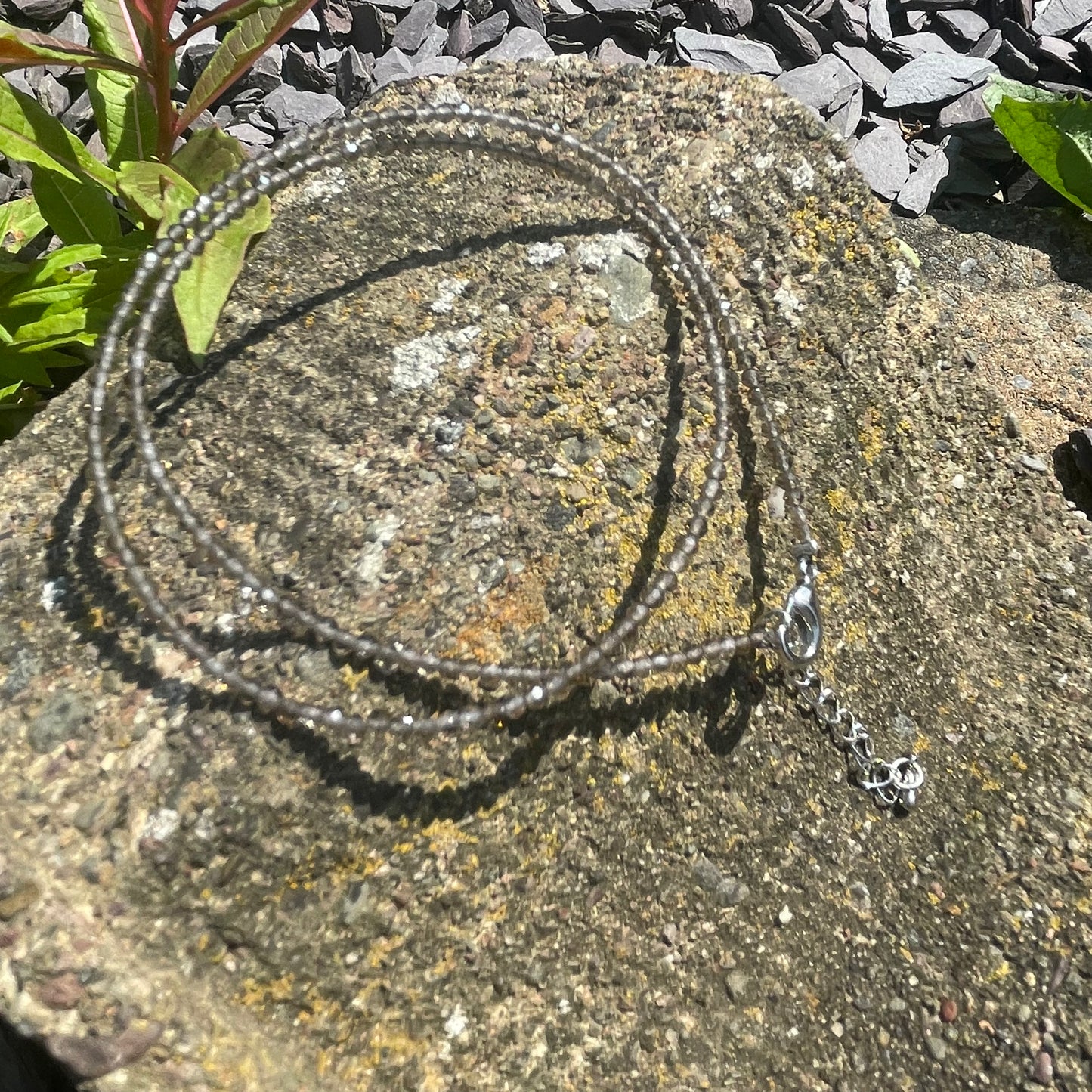 Smoky Quartz Choker Necklace