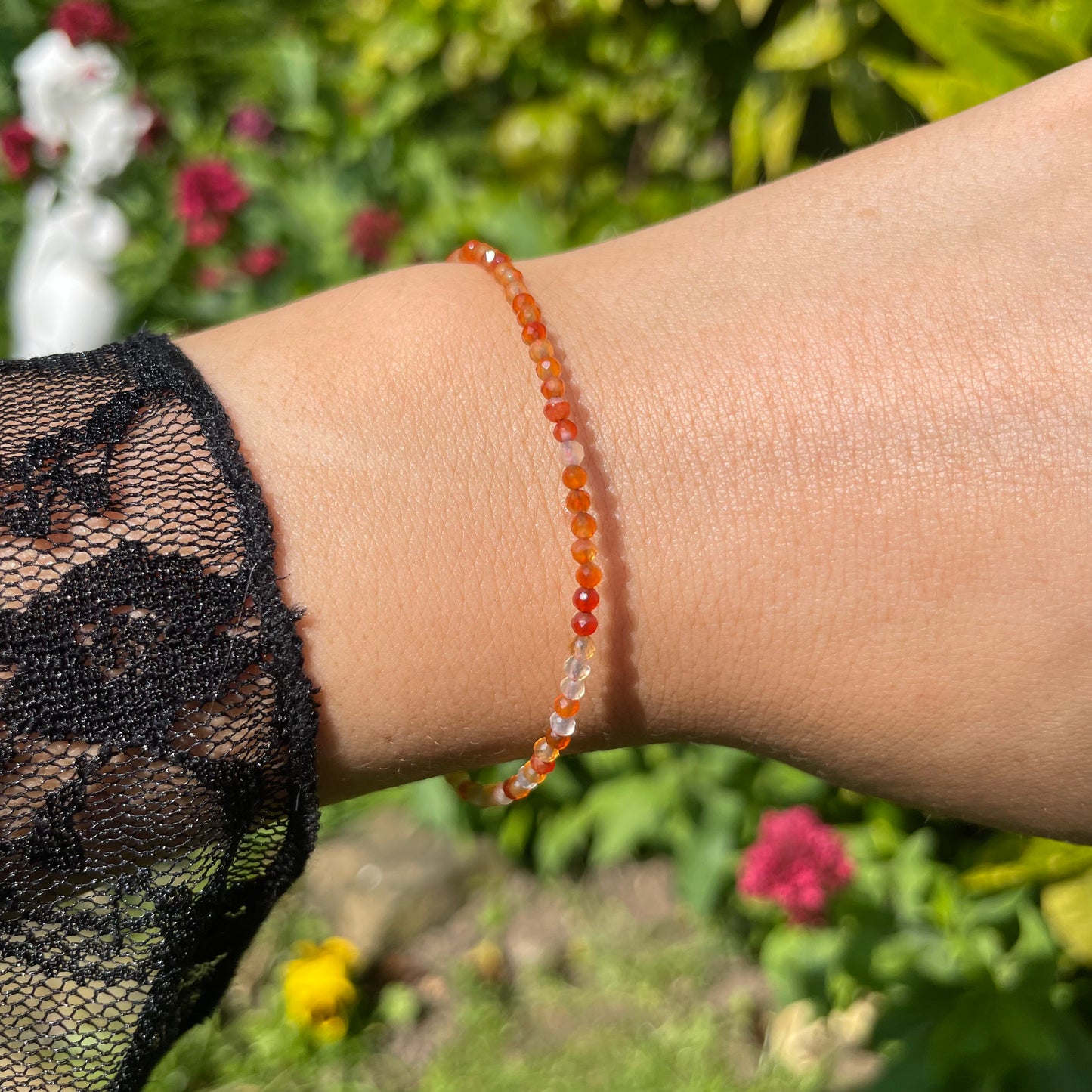 Carnelian Adjustable Mininalist Bracelet
