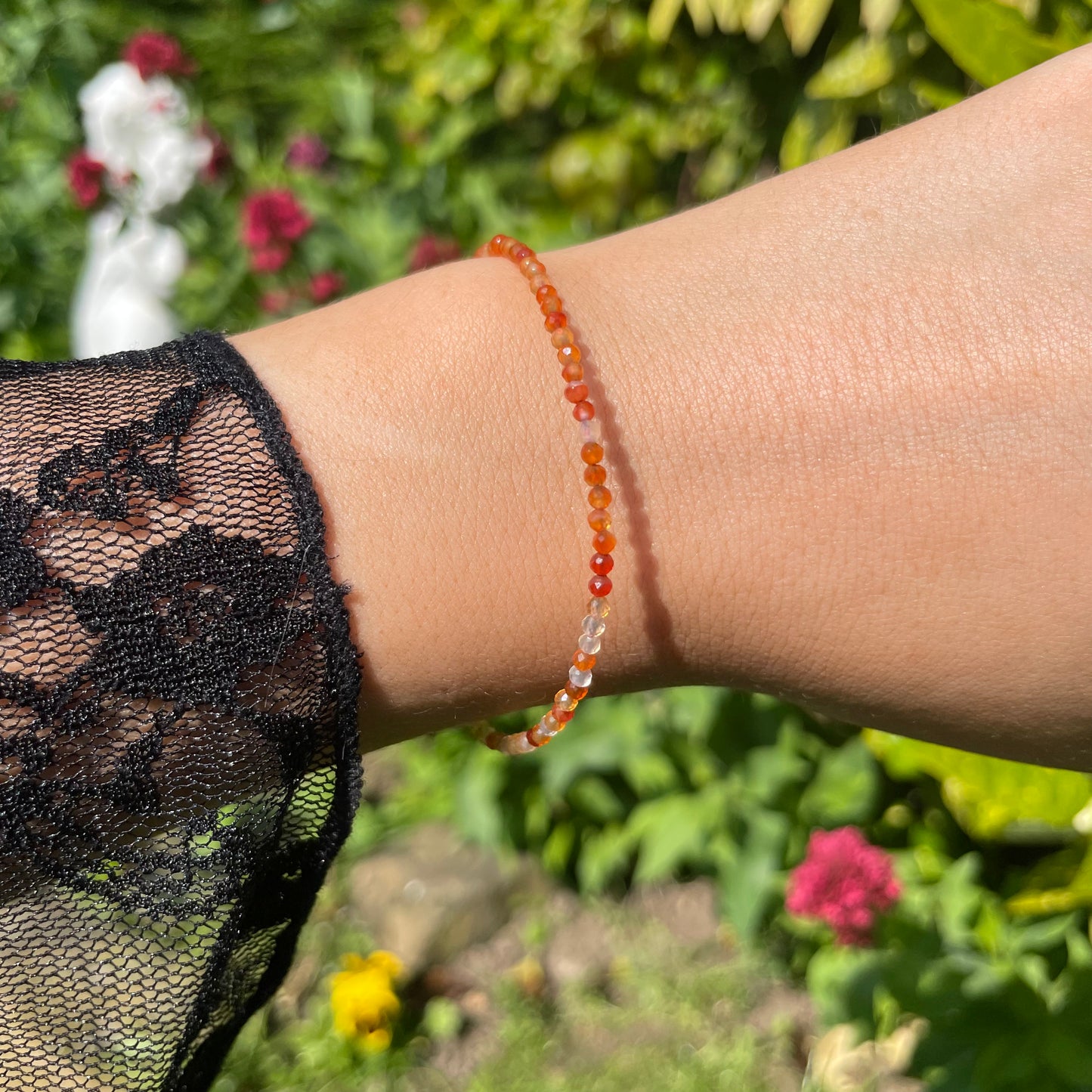Carnelian Adjustable Mininalist Bracelet