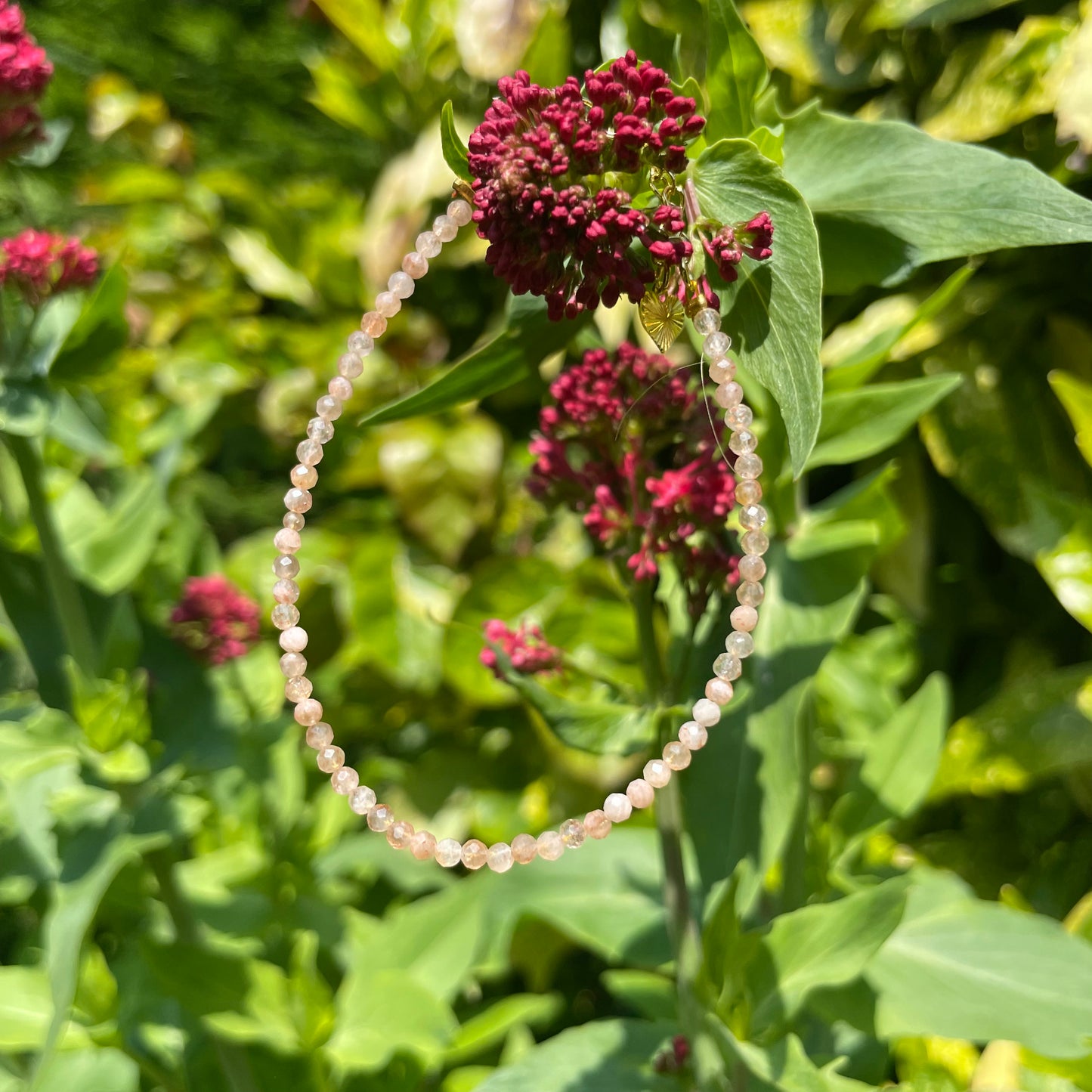Sunstone Adjustable Mininalist Bracelet