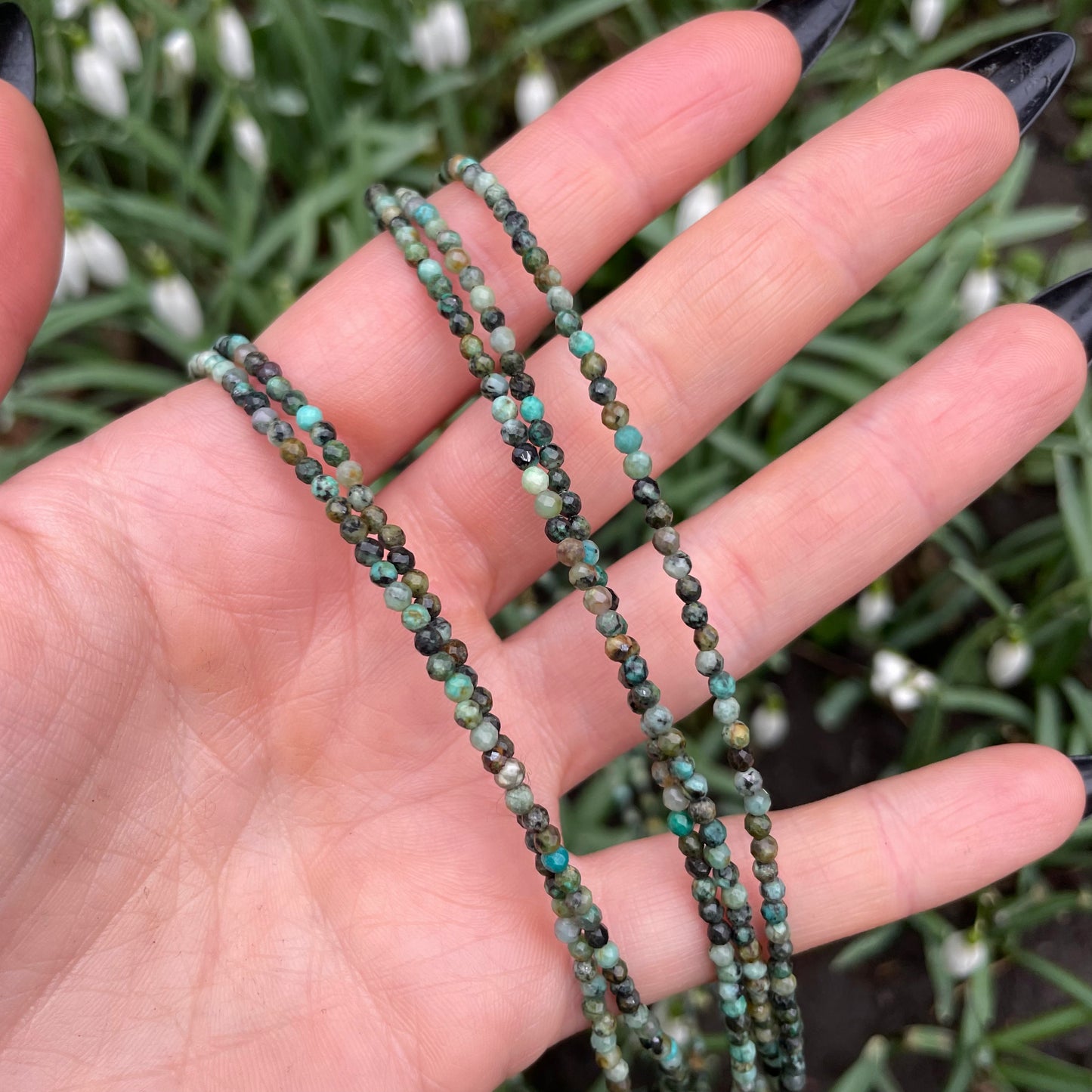 African Turqoise Choker Necklace