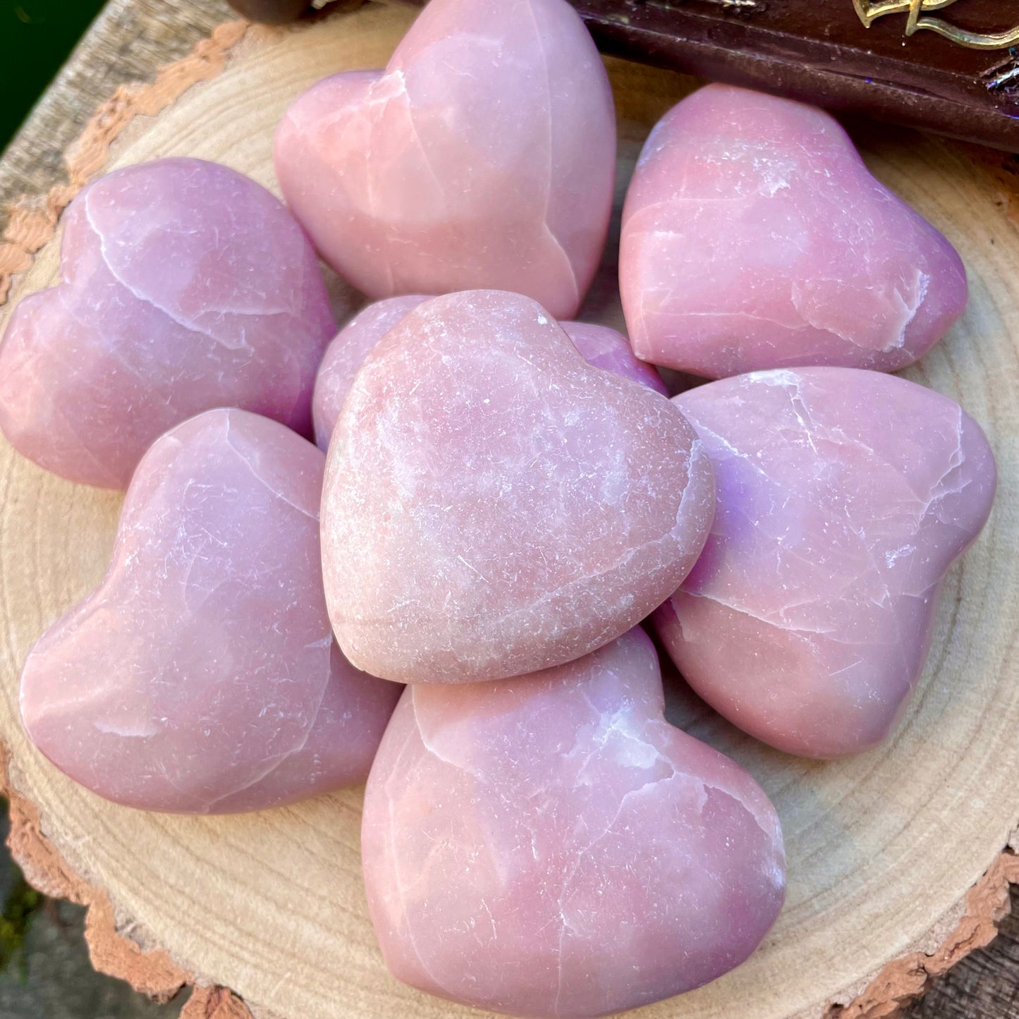 Pink Opal Juicy Hearts 6cm 💕💕💕