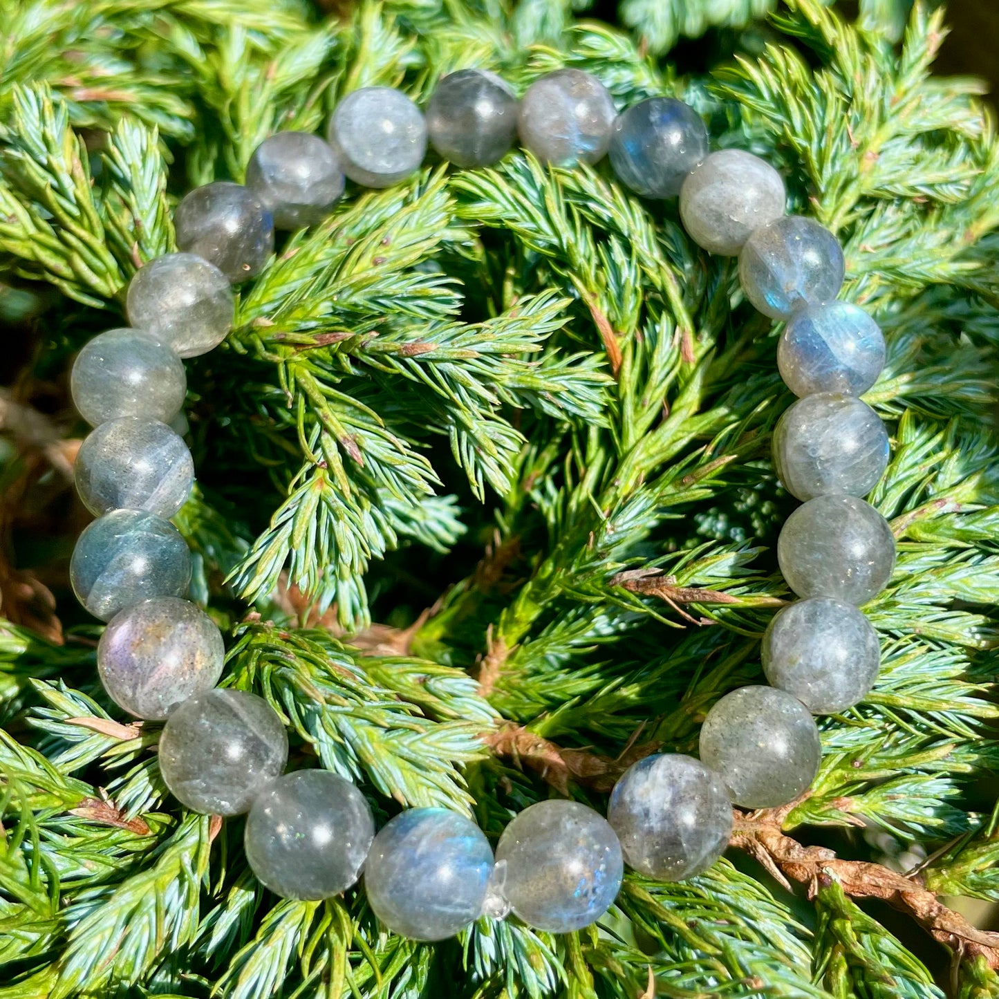Labradorite Beaded Bracelet 🧿✨