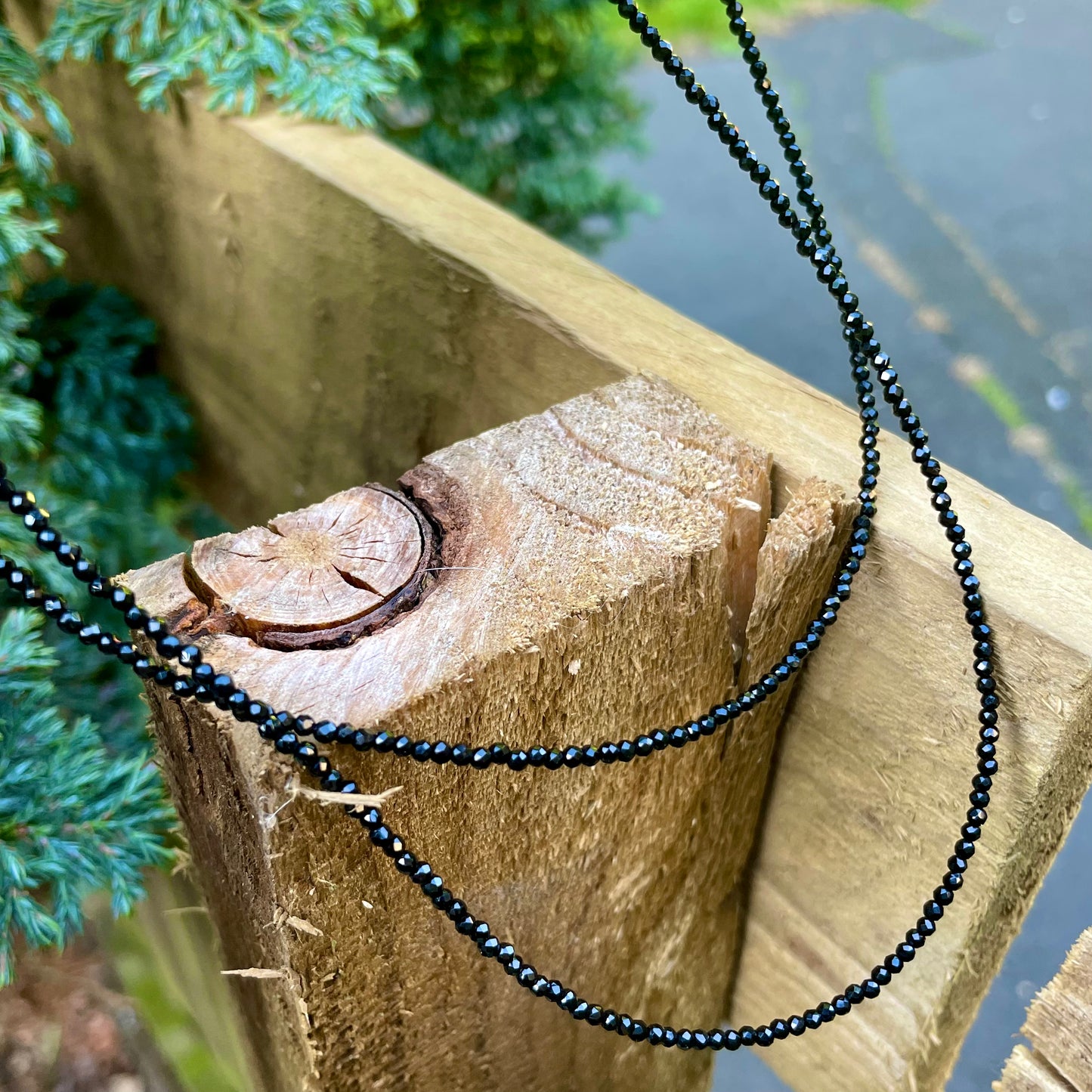 Black Tourmaline Choker Necklace