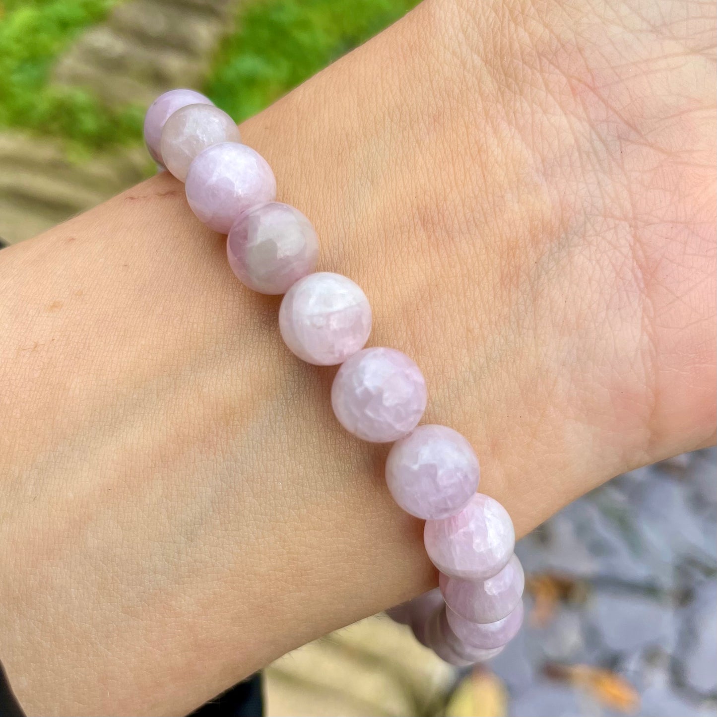 Kunzite Beaded Bracelet