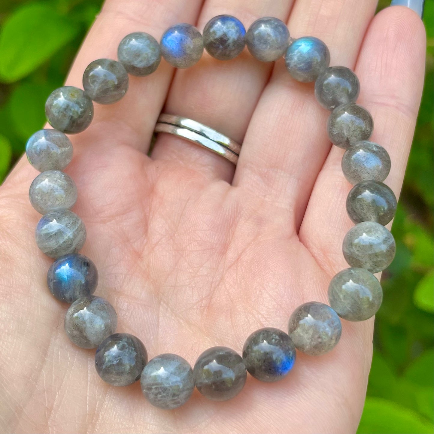Labradorite Beaded Bracelet 🧿✨