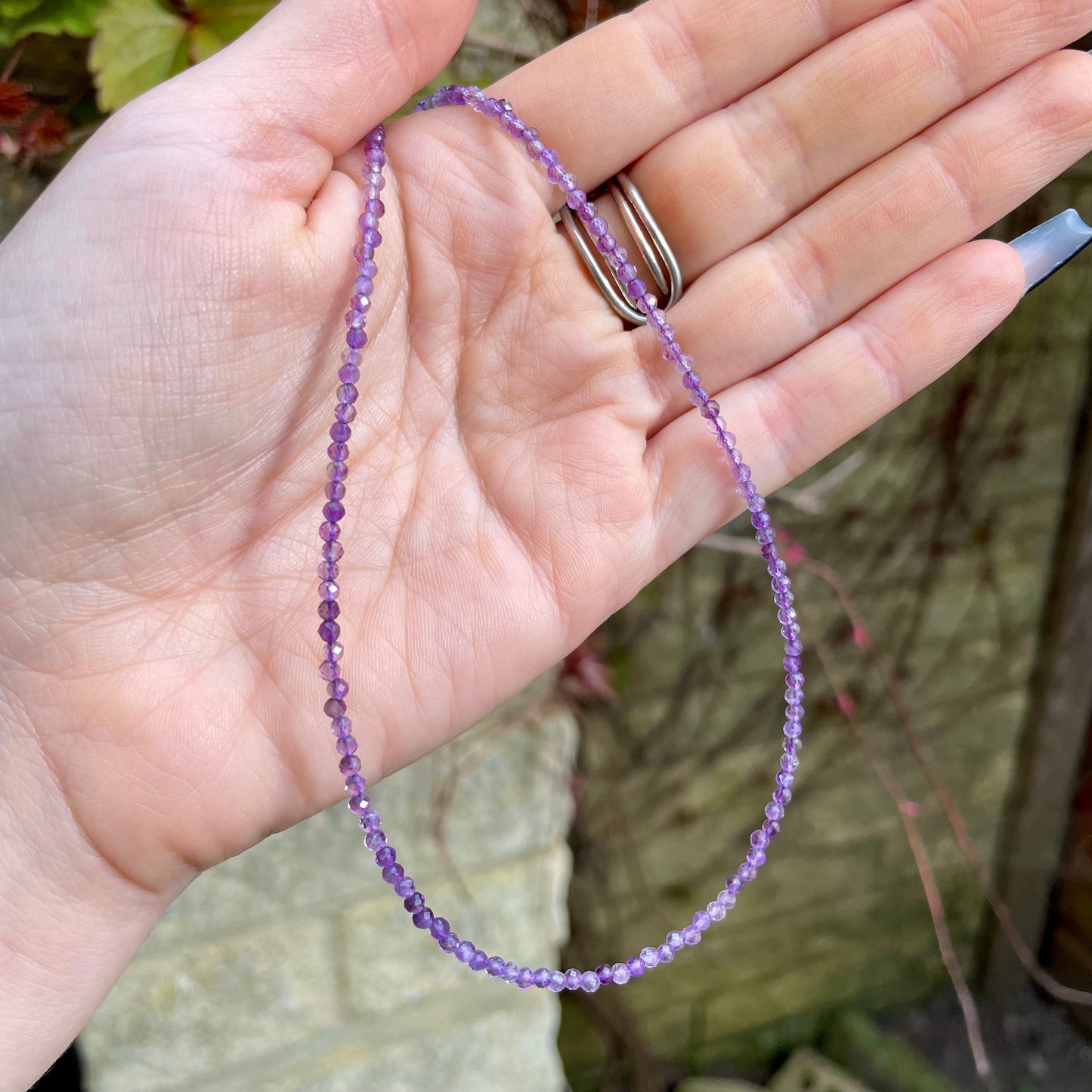 Amethyst Choker Necklace