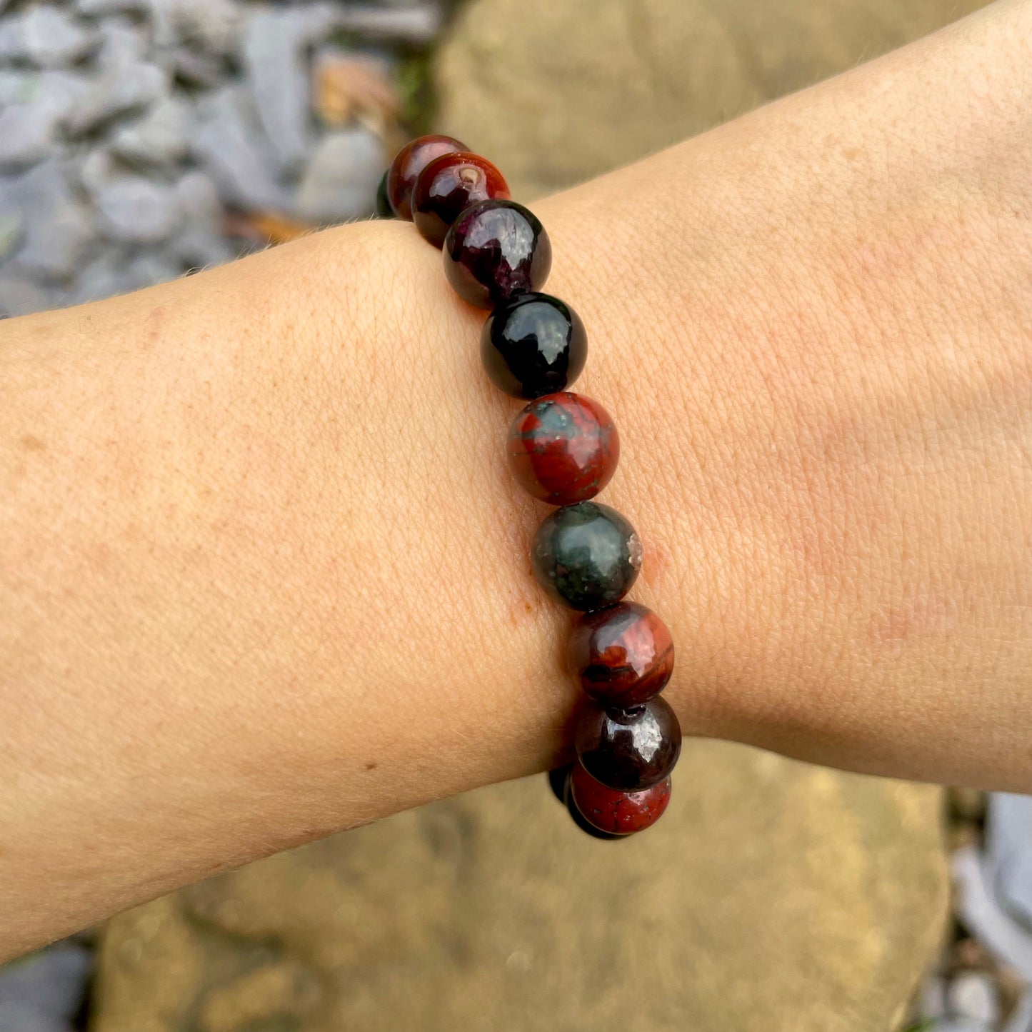 Root Chakra Aligning Beaded Bracelet