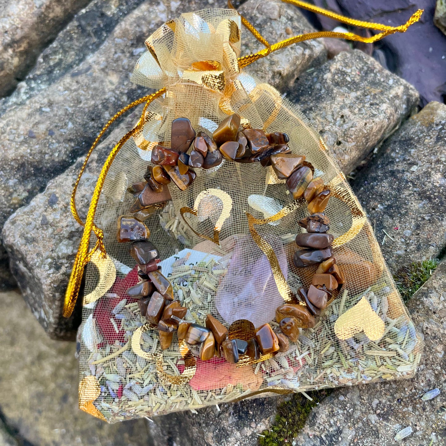Courage and Inner Strength Spell Bag and Bracelet 🪄🤎