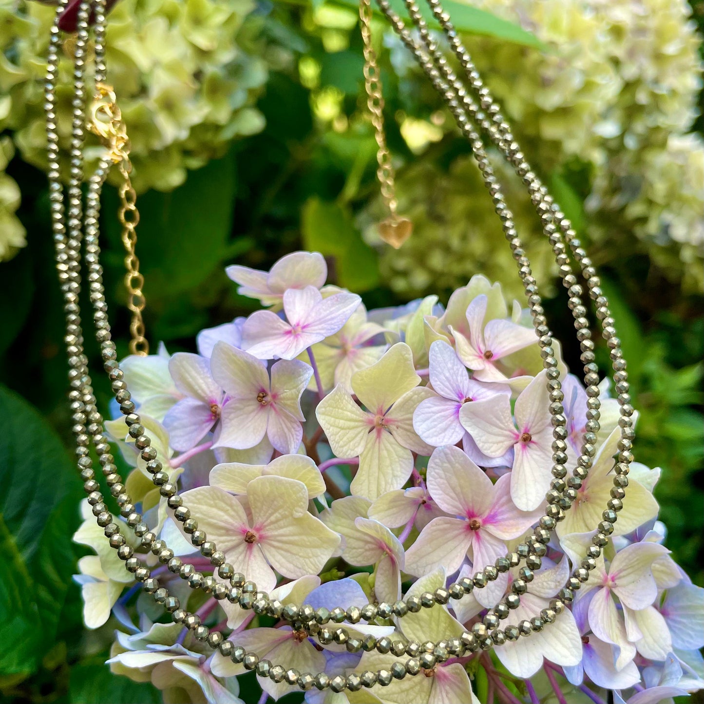 Sparkly Pyrite Choker Necklace