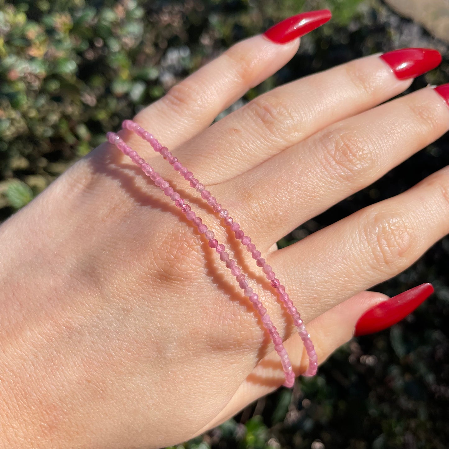 Pink Tourmaline Choker Necklace