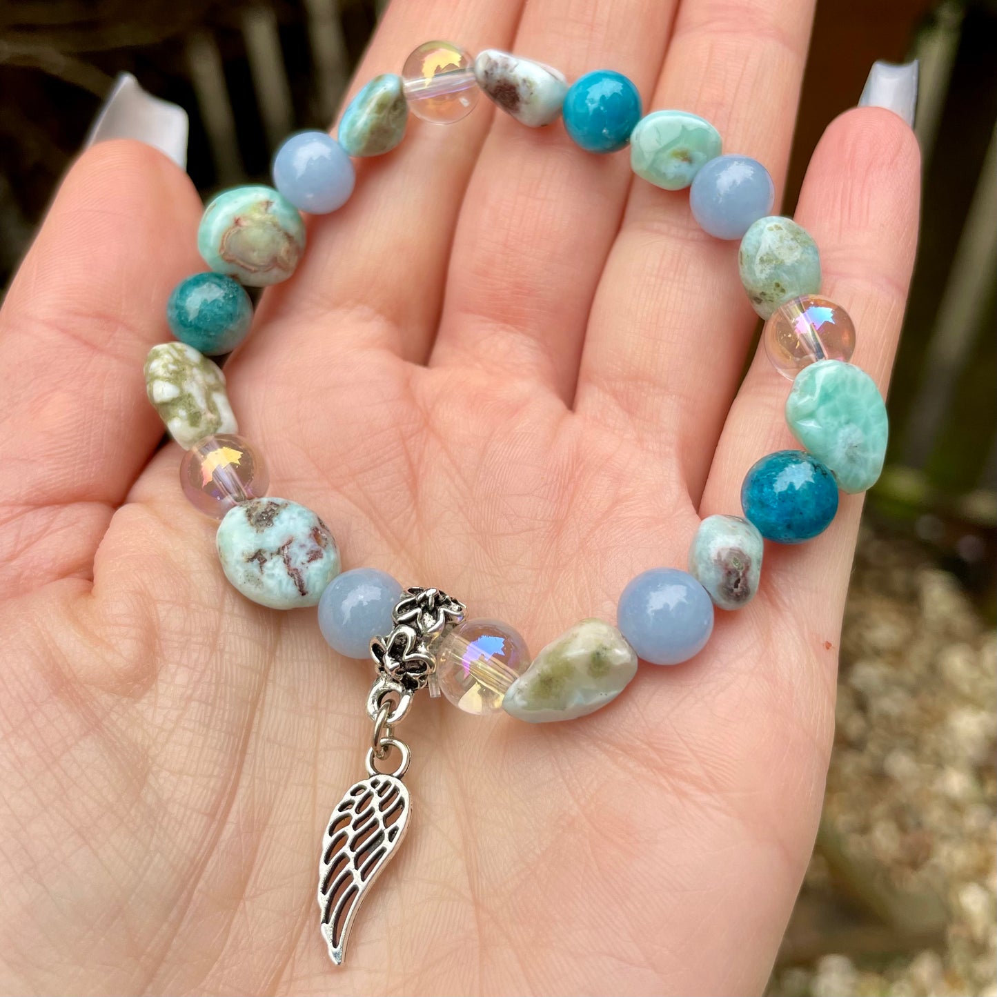 Connect With Angels Beaded Bracelet 👼💙
