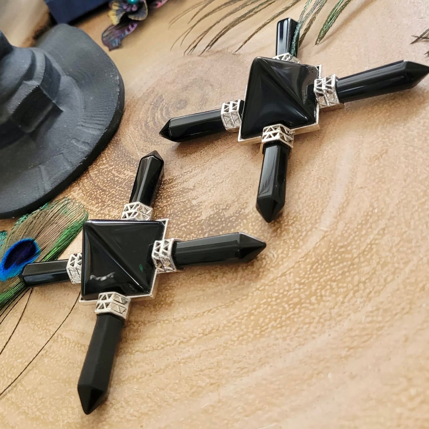 Black Obsidian Pyramid Energy Generators