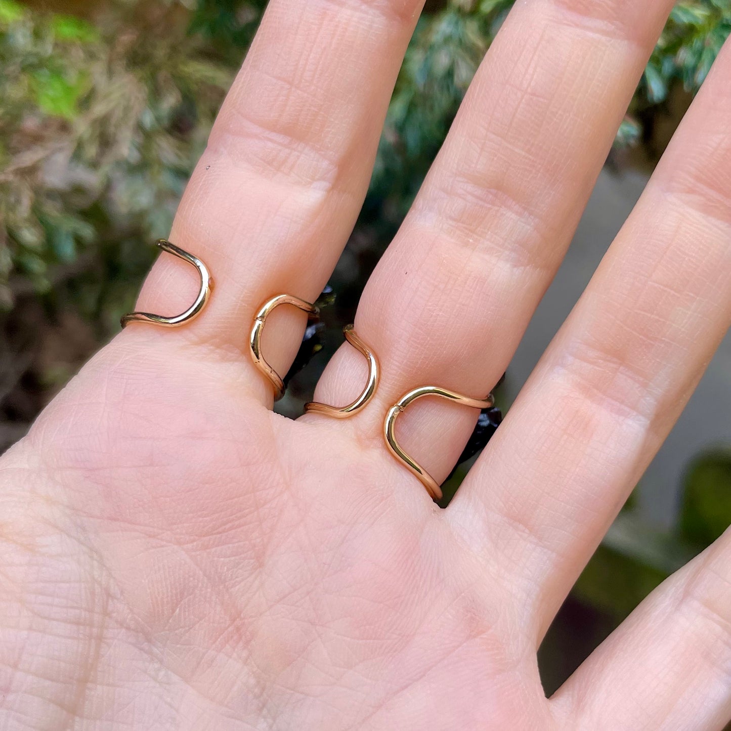 Black Obsidian Wire Wrapped Arrowhead Rings 🖤🌙✨