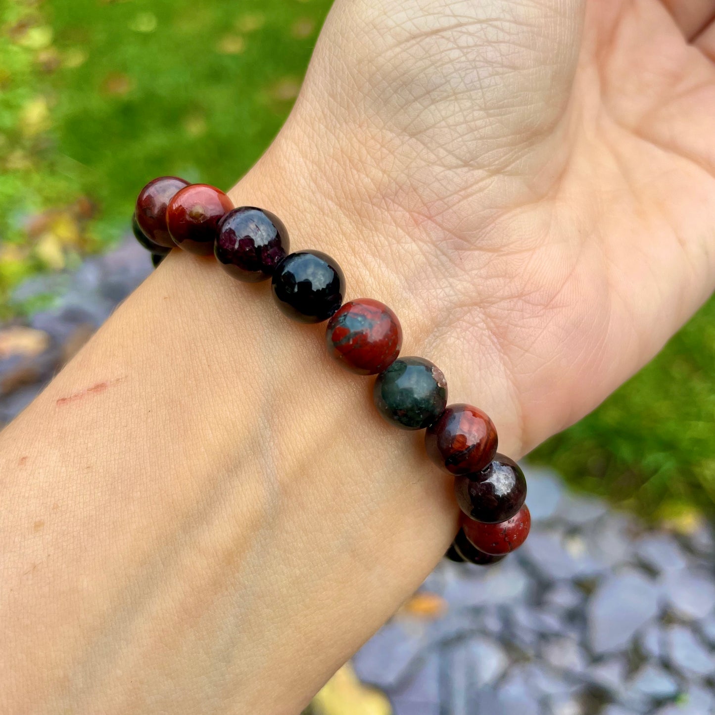 Root Chakra Aligning Beaded Bracelet