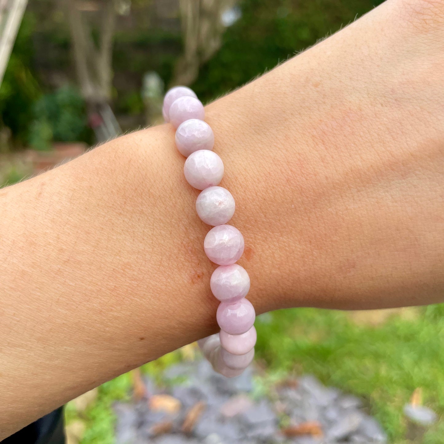 Kunzite Beaded Bracelet