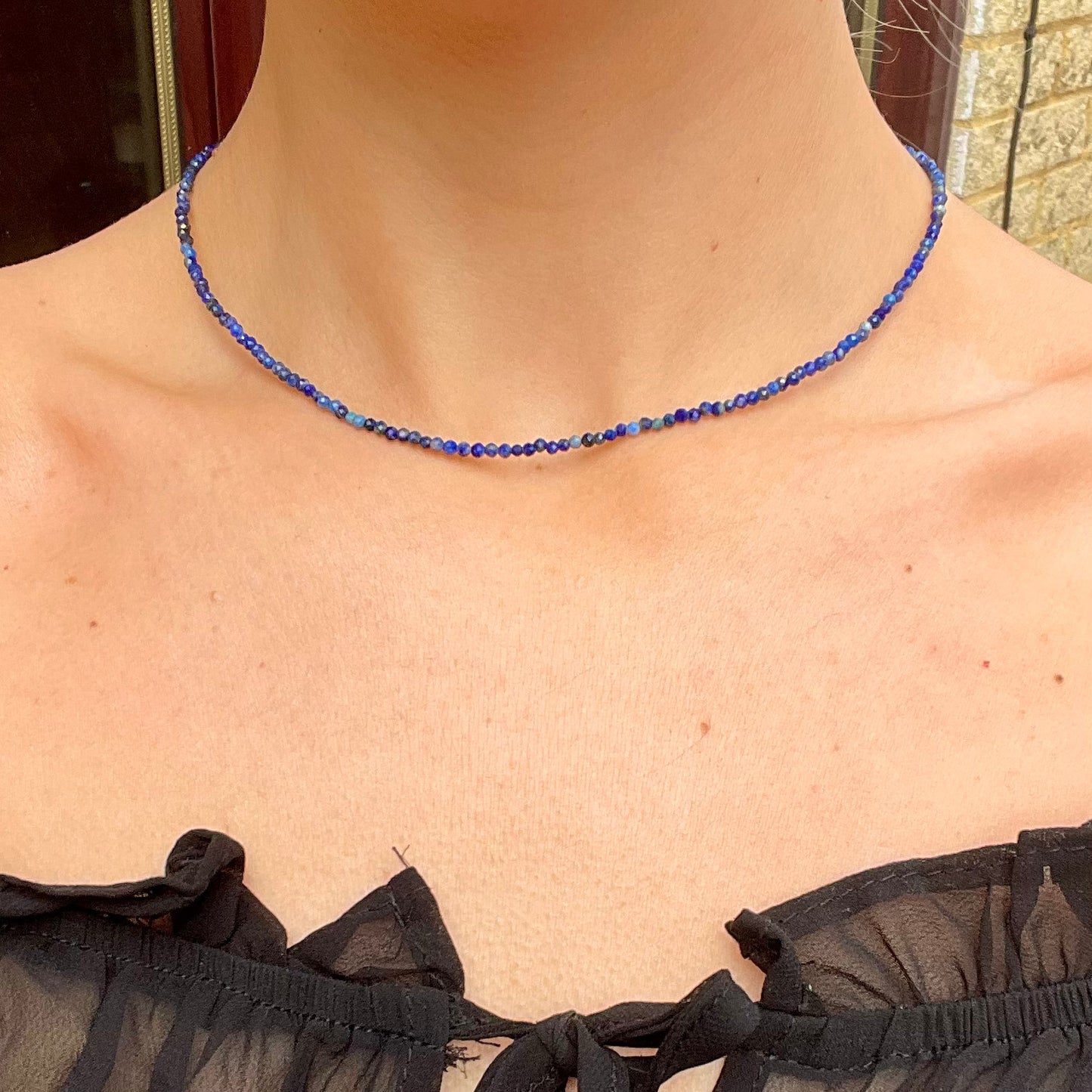 Lapis Lazuli Choker Necklace