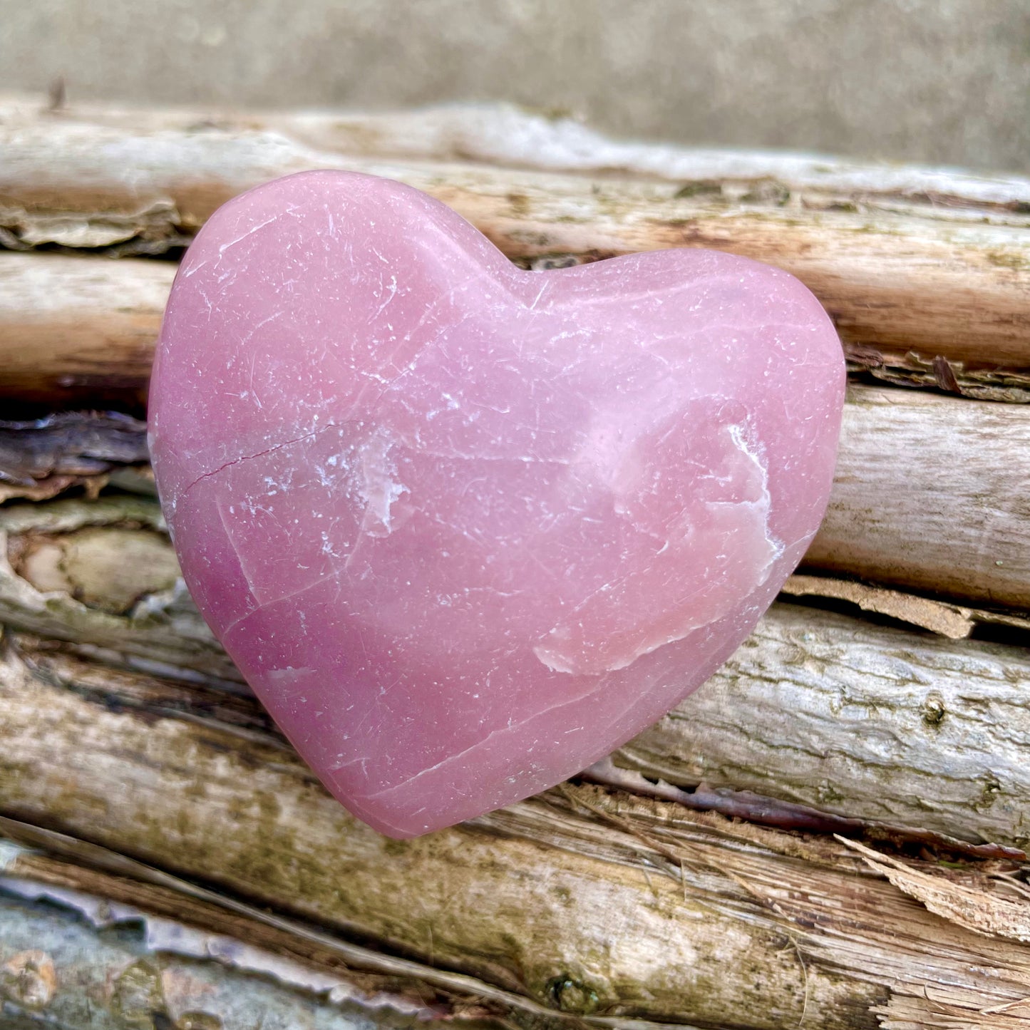Pink Opal Juicy Hearts 6cm 💕💕💕