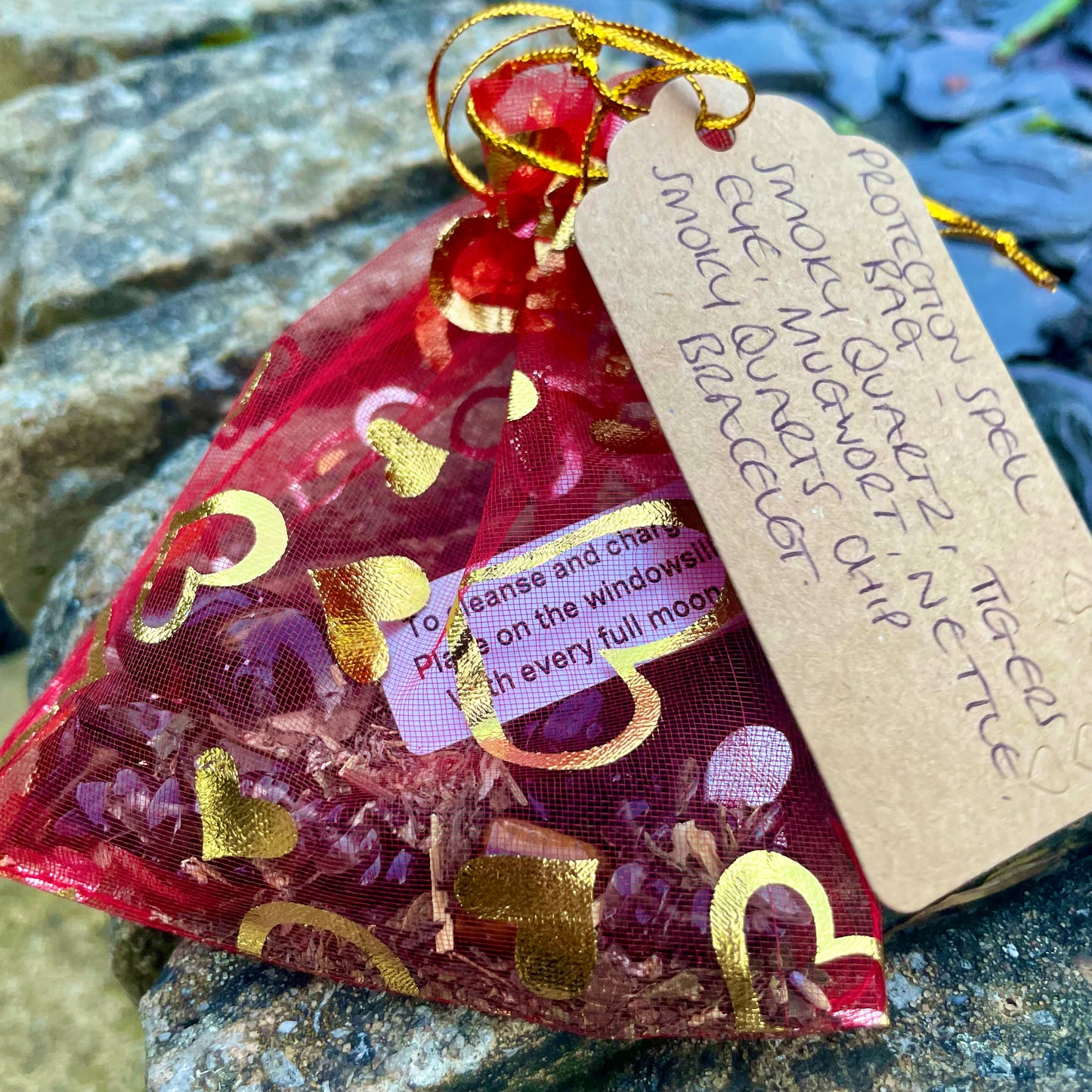 Protection Spell Bag and Bracelet 🪄❤️