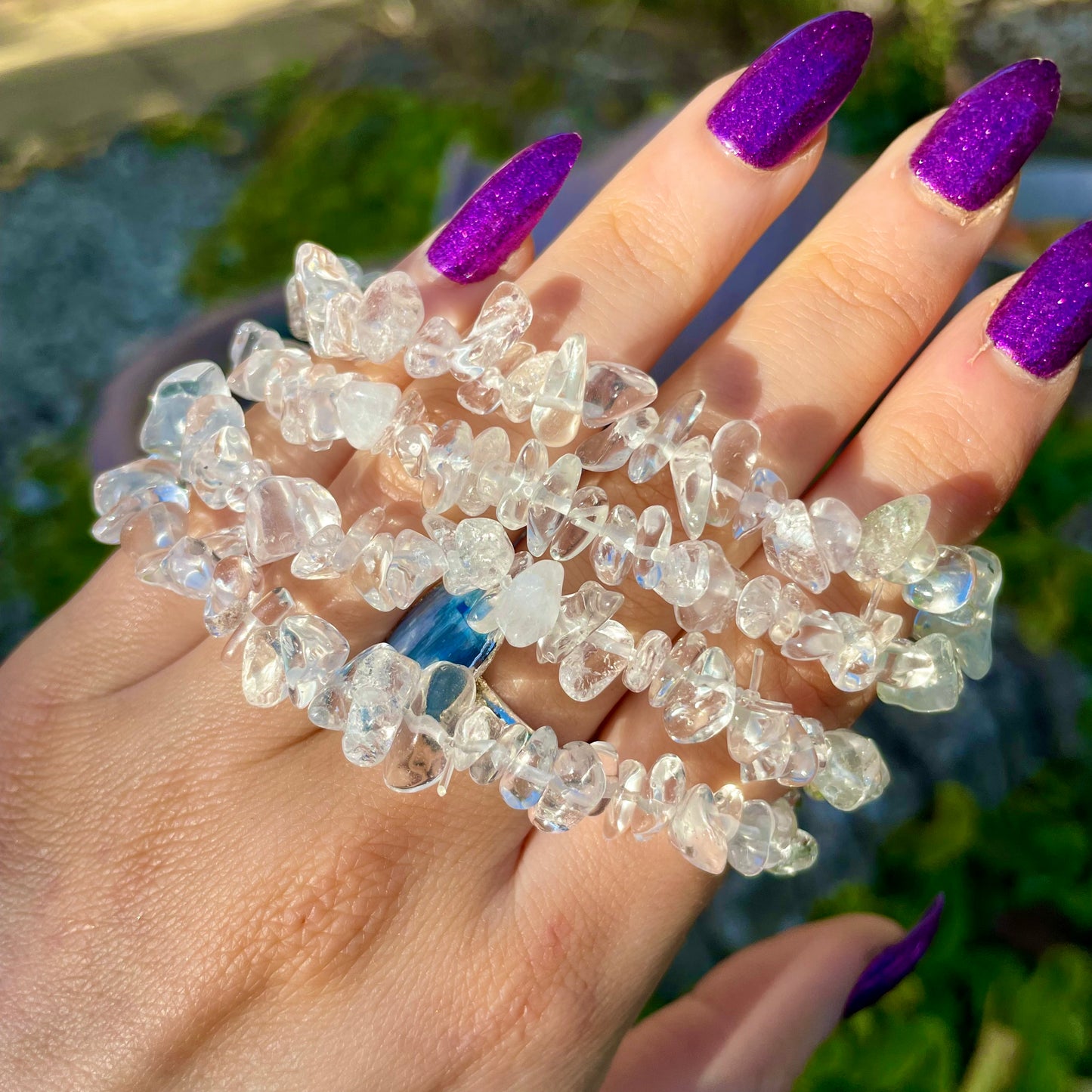 Clear Quartz Chip Bracelets π€π€π€