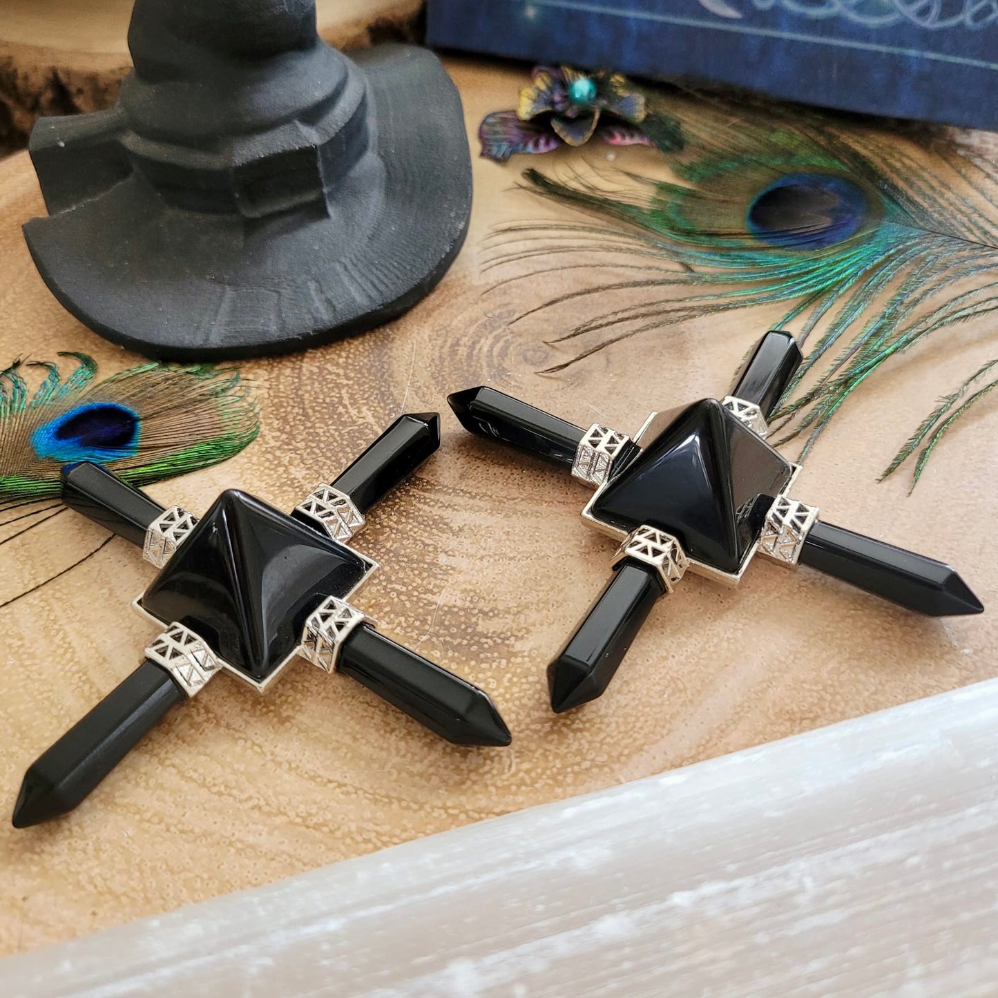 Black Obsidian Pyramid Energy Generators